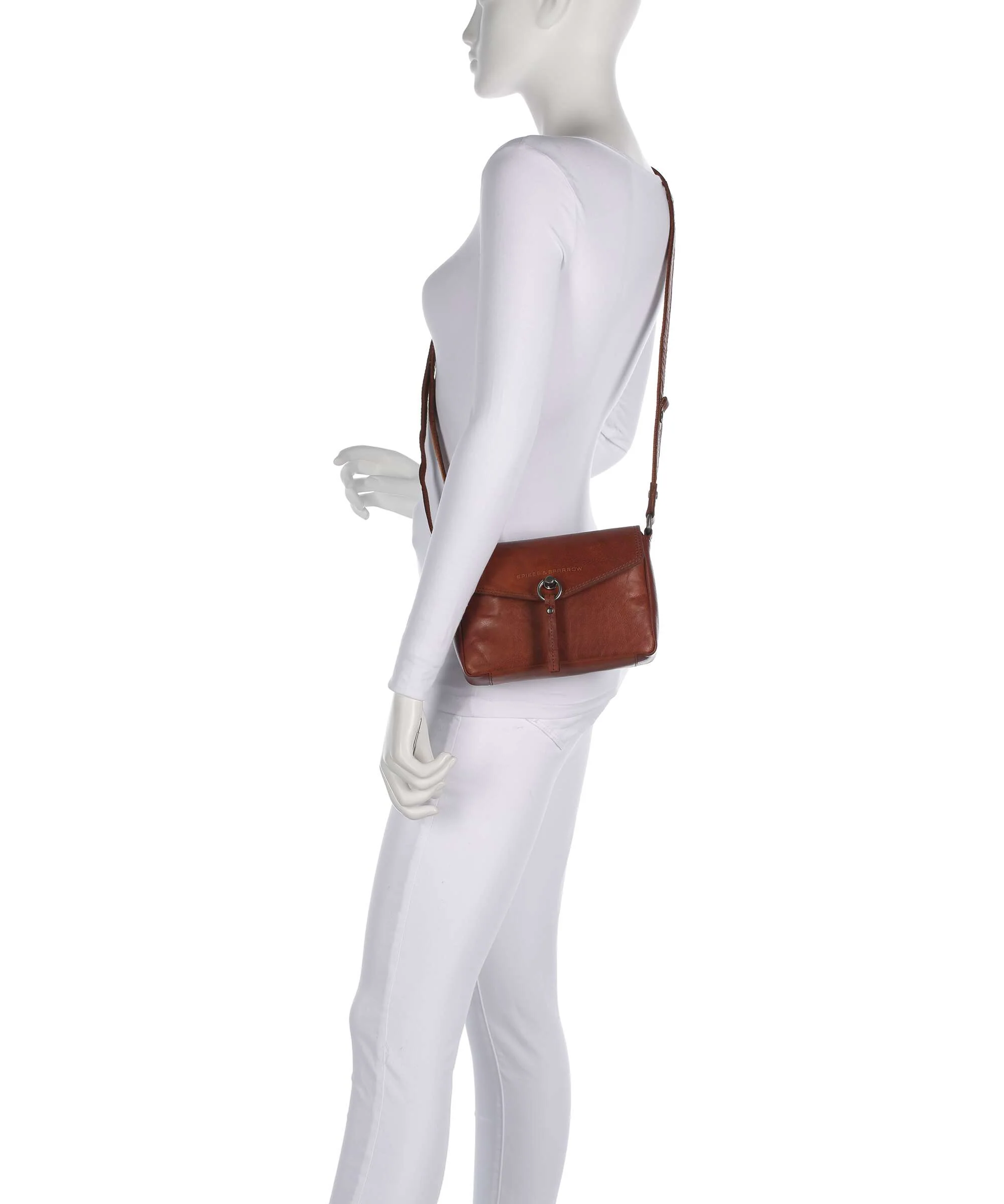 Spikes & Sparrow Bronco Emmalyn Crossbody tas brandy - Image 3
