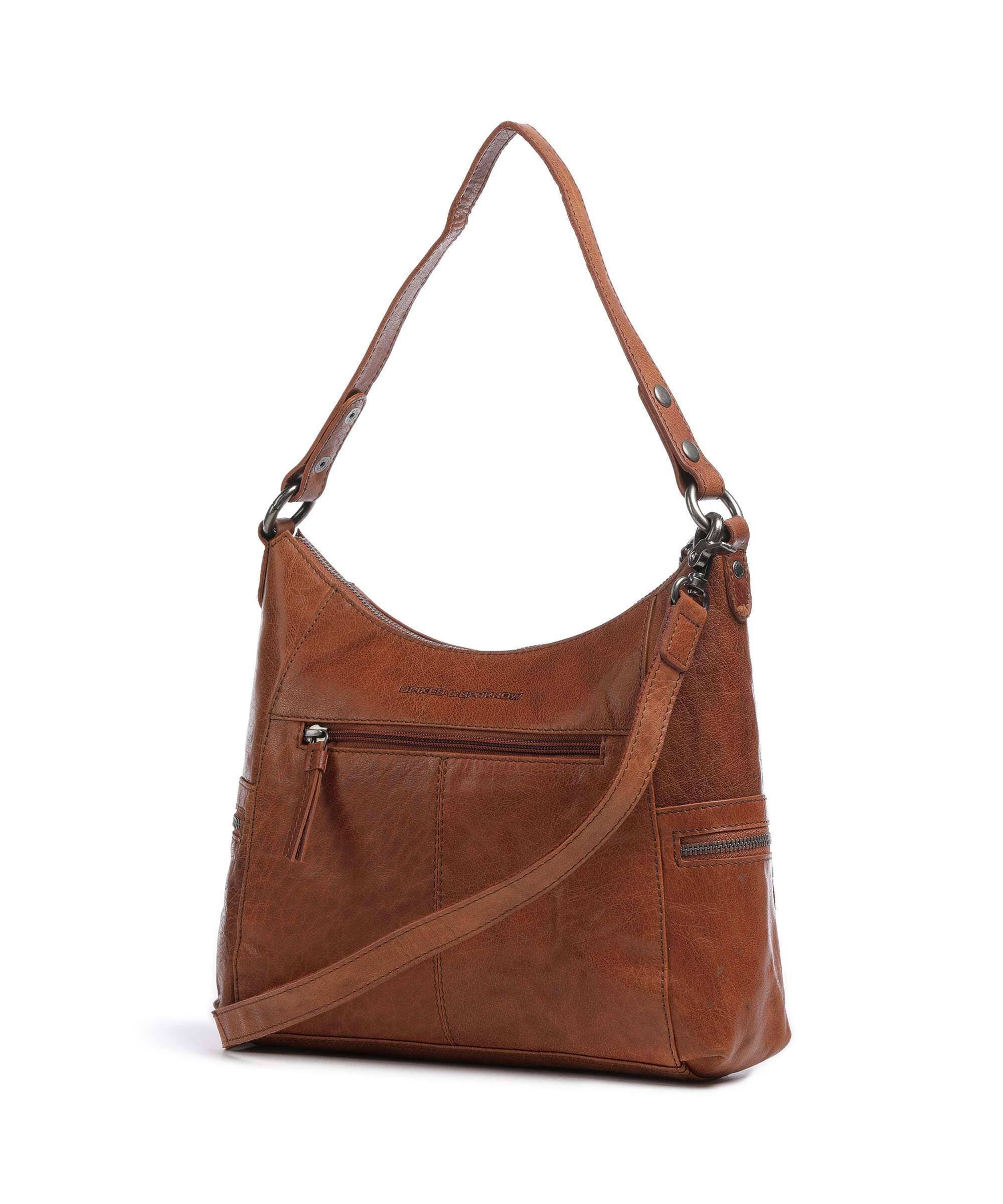 Spikes & Sparrow Bronco Hobo tas brandy - Image 2