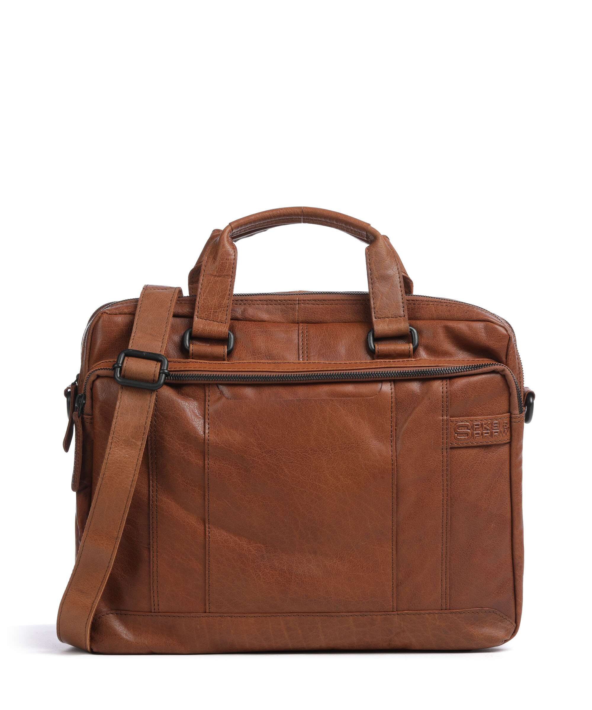 Spikes & Sparrow Bronco Kharter Laptoptas brandy