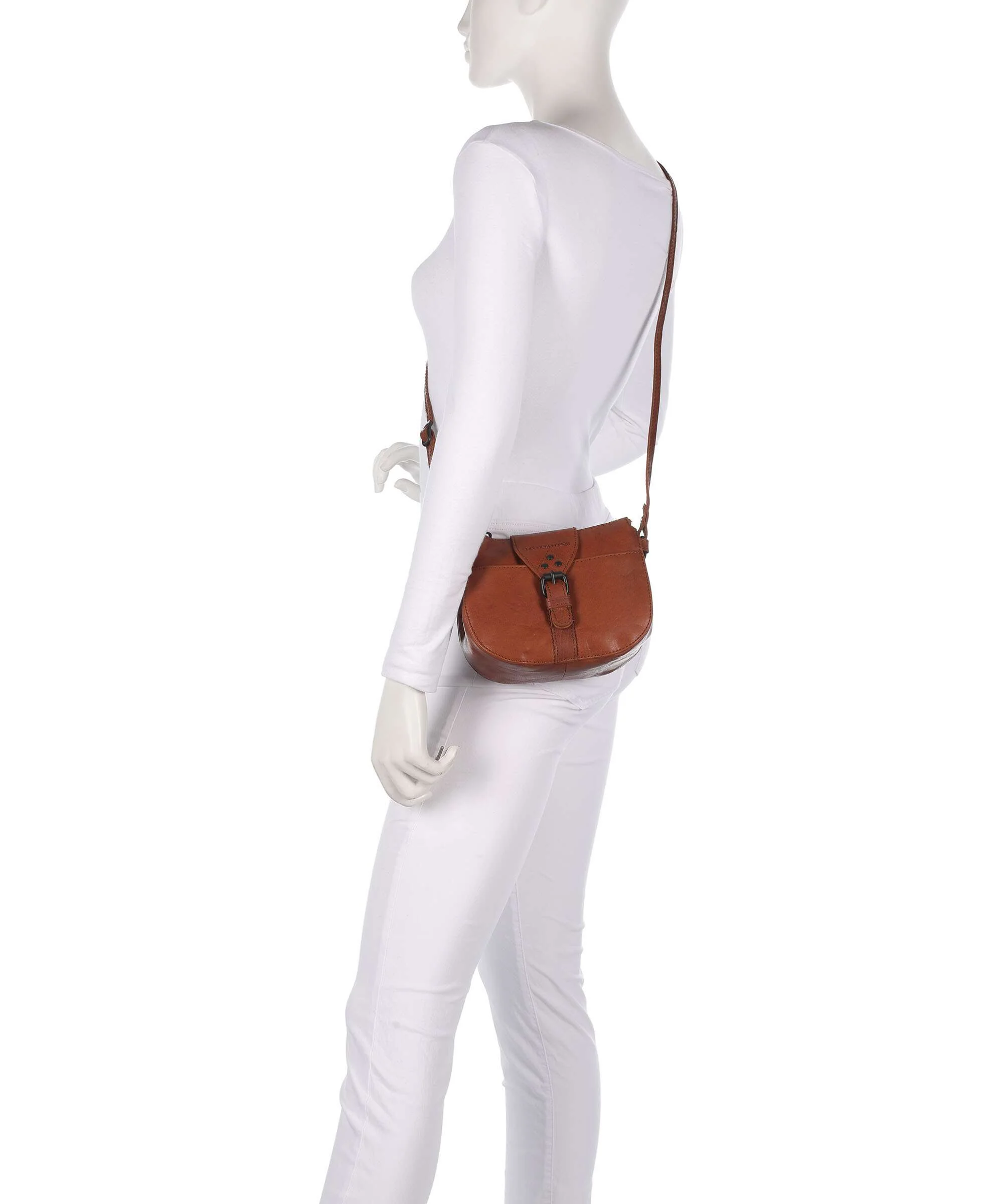 Spikes & Sparrow Bronco Krystina Crossbody tas brandy - Image 3