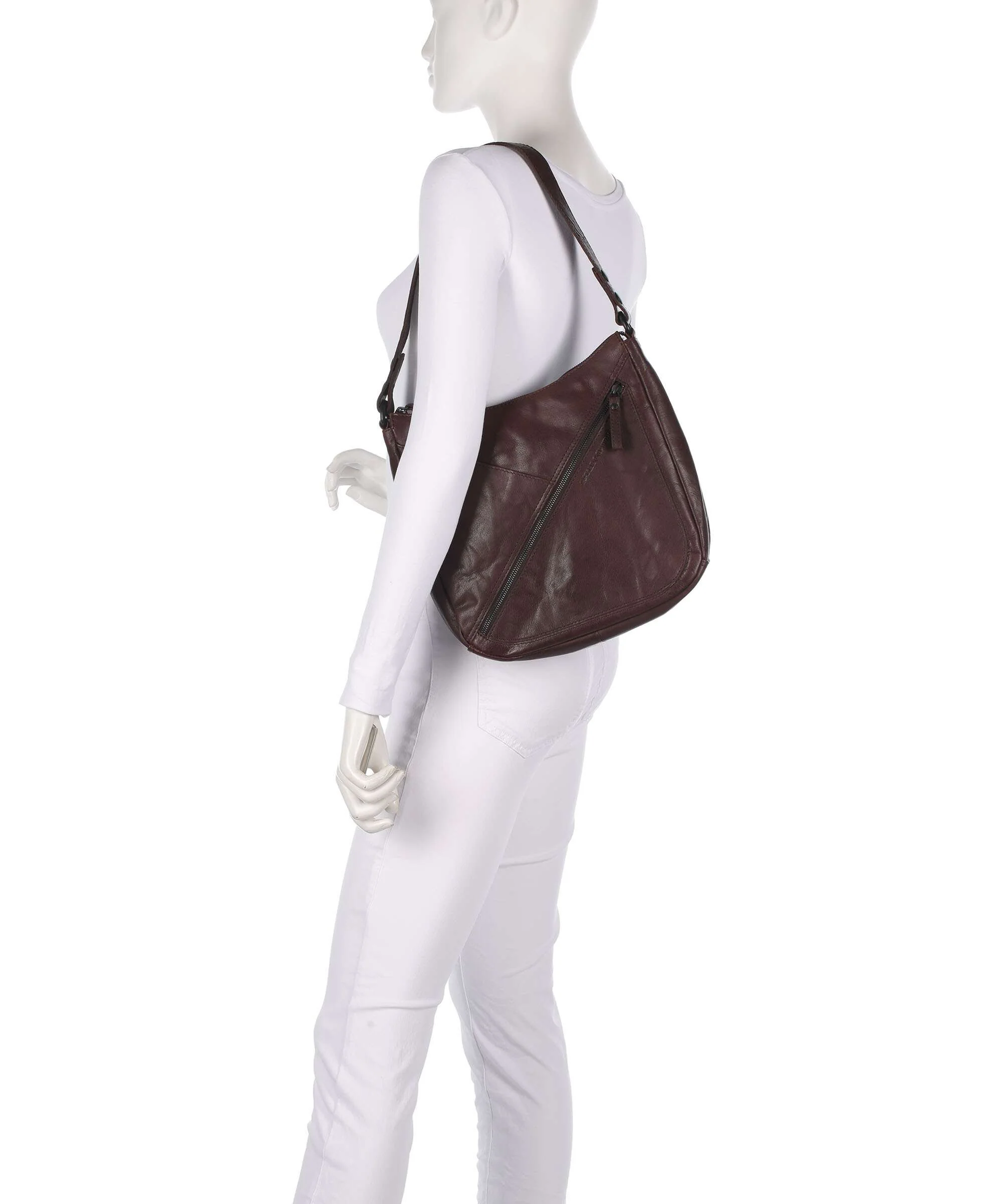 Spikes & Sparrow Bronco Lillia Hobo tas dark brown - Image 4