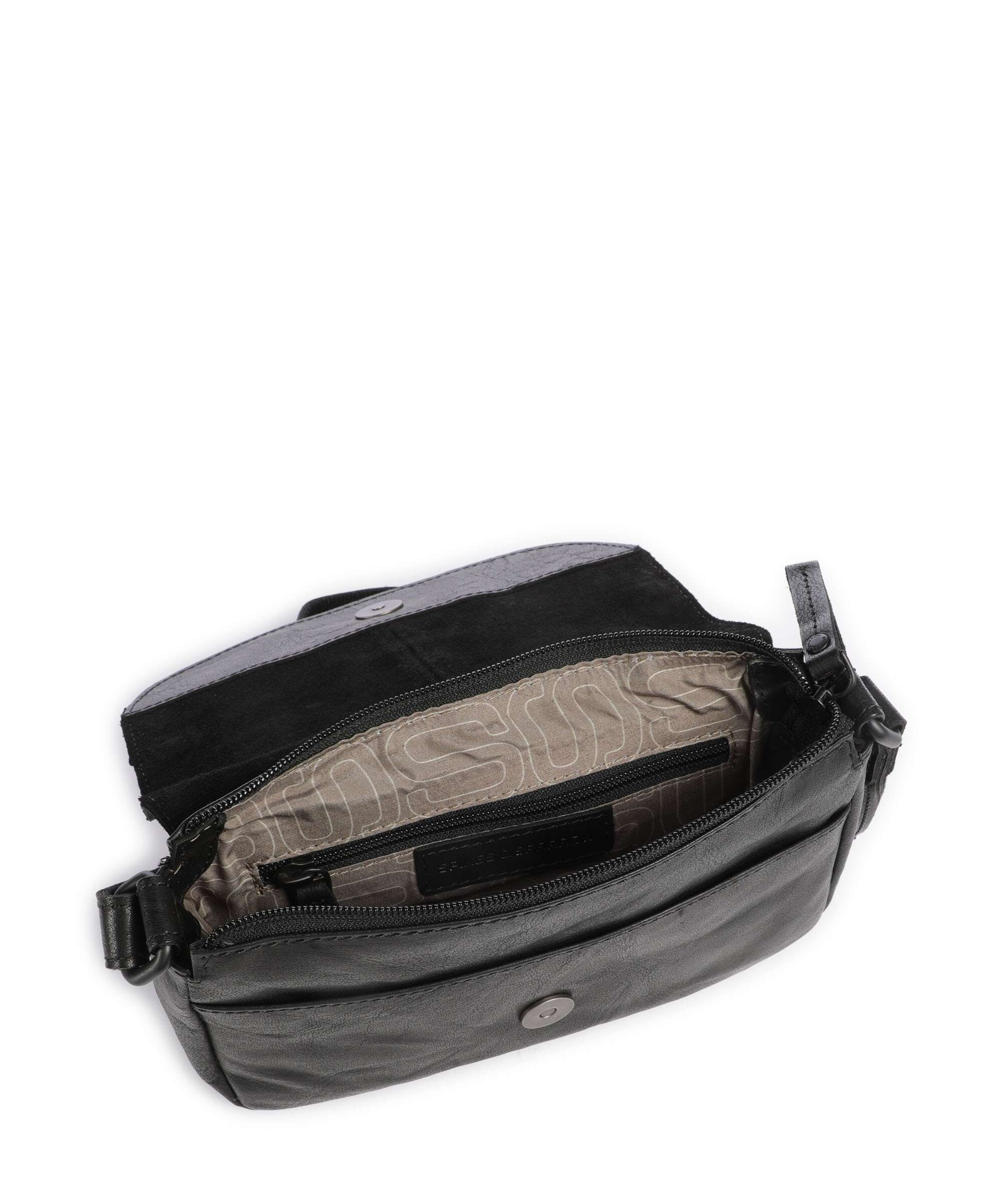 Spikes & Sparrow Bronco Linne Crossbody tas schwarz - Image 6