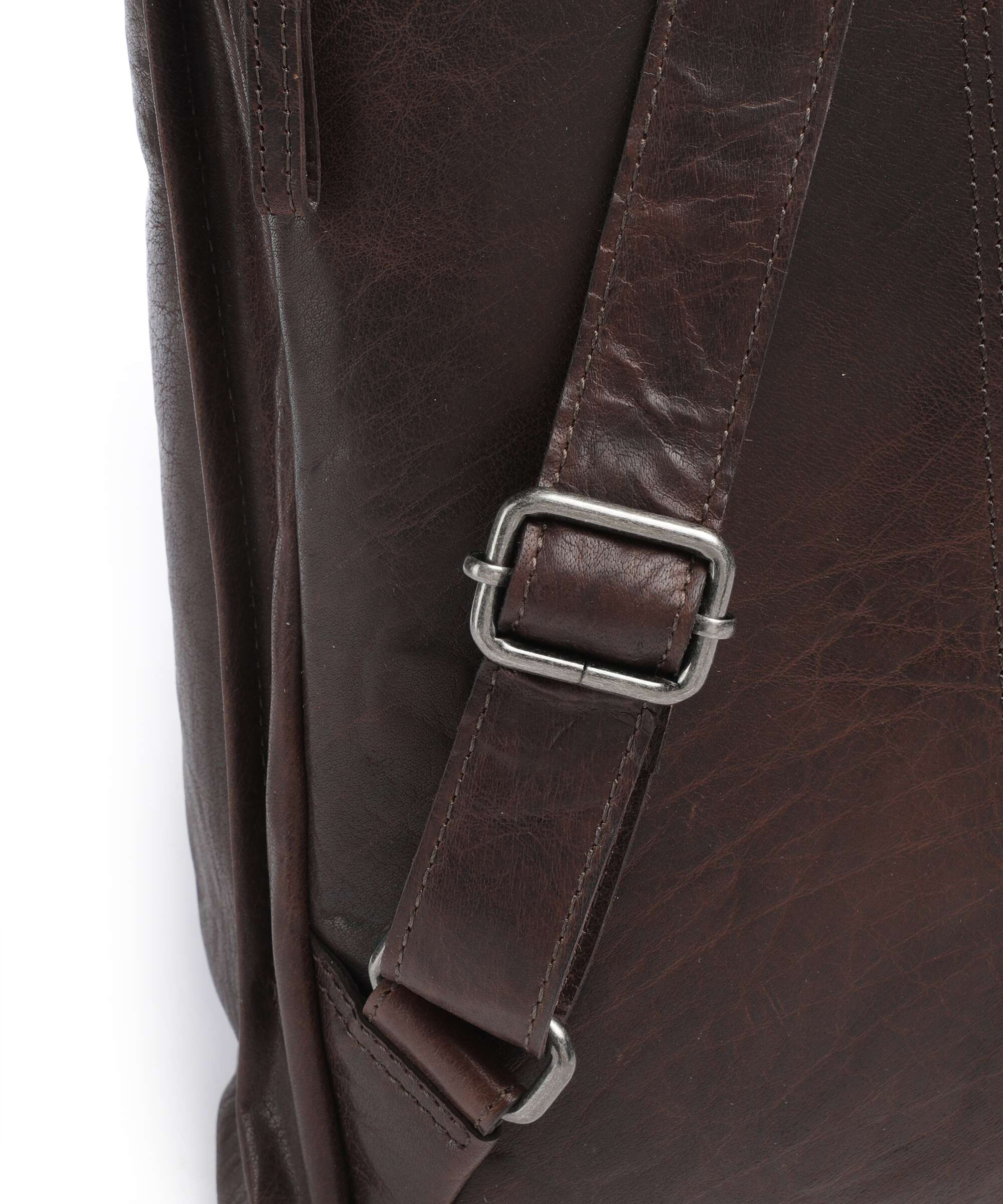 Spikes & Sparrow Bronco Marlotte Laptop rugzak dark brown - Image 4