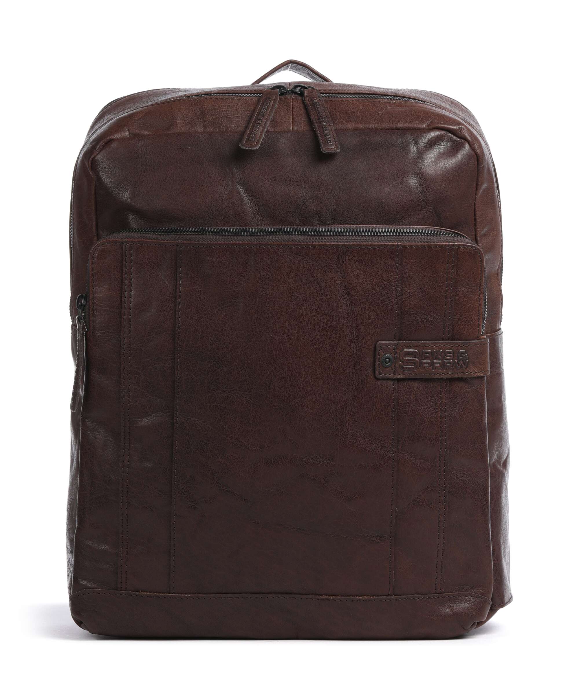 Spikes & Sparrow Bronco Mitch Rugzak dark brown