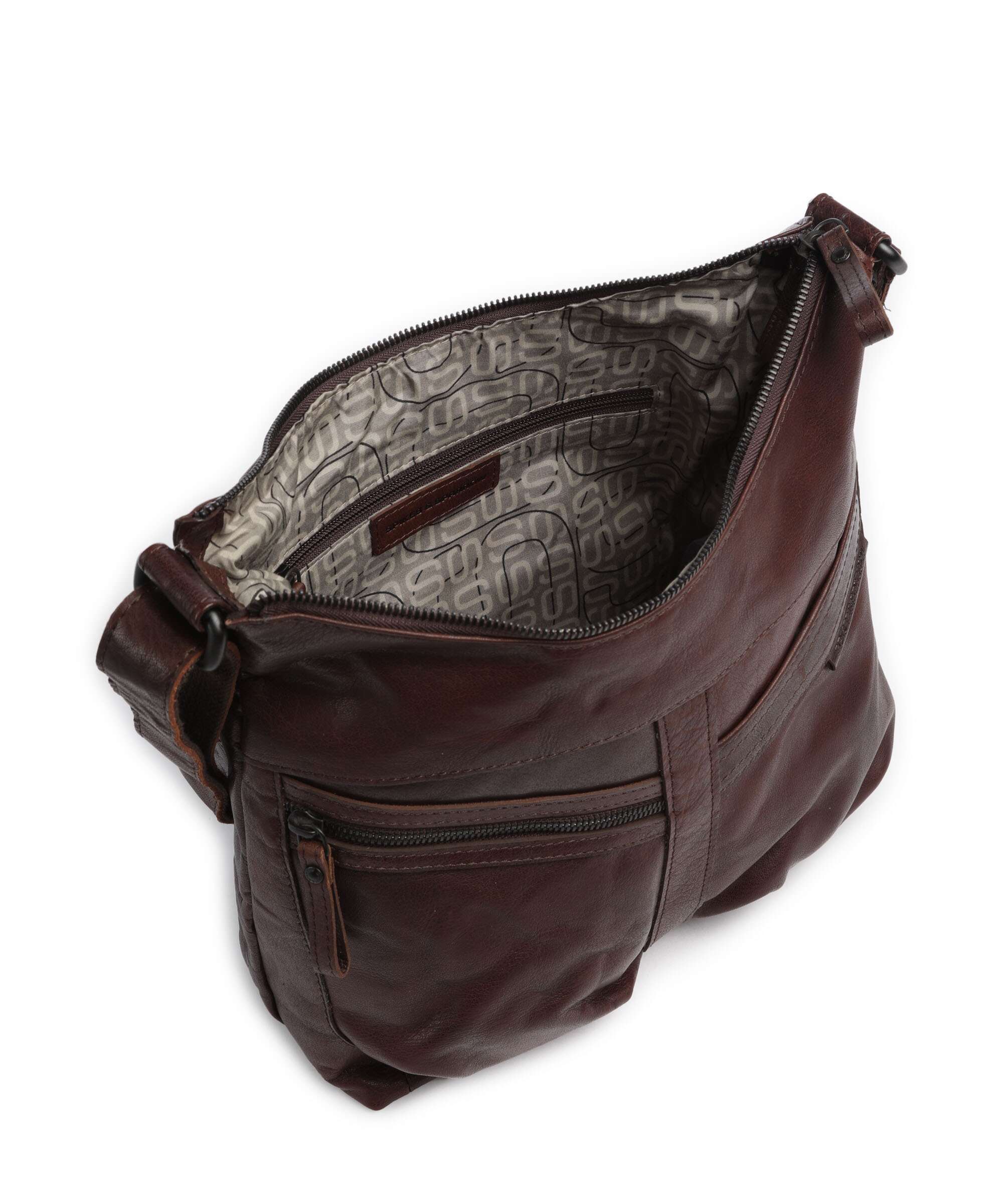 Spikes & Sparrow Bronco Morgane Crossbody tas dark brown - Image 6