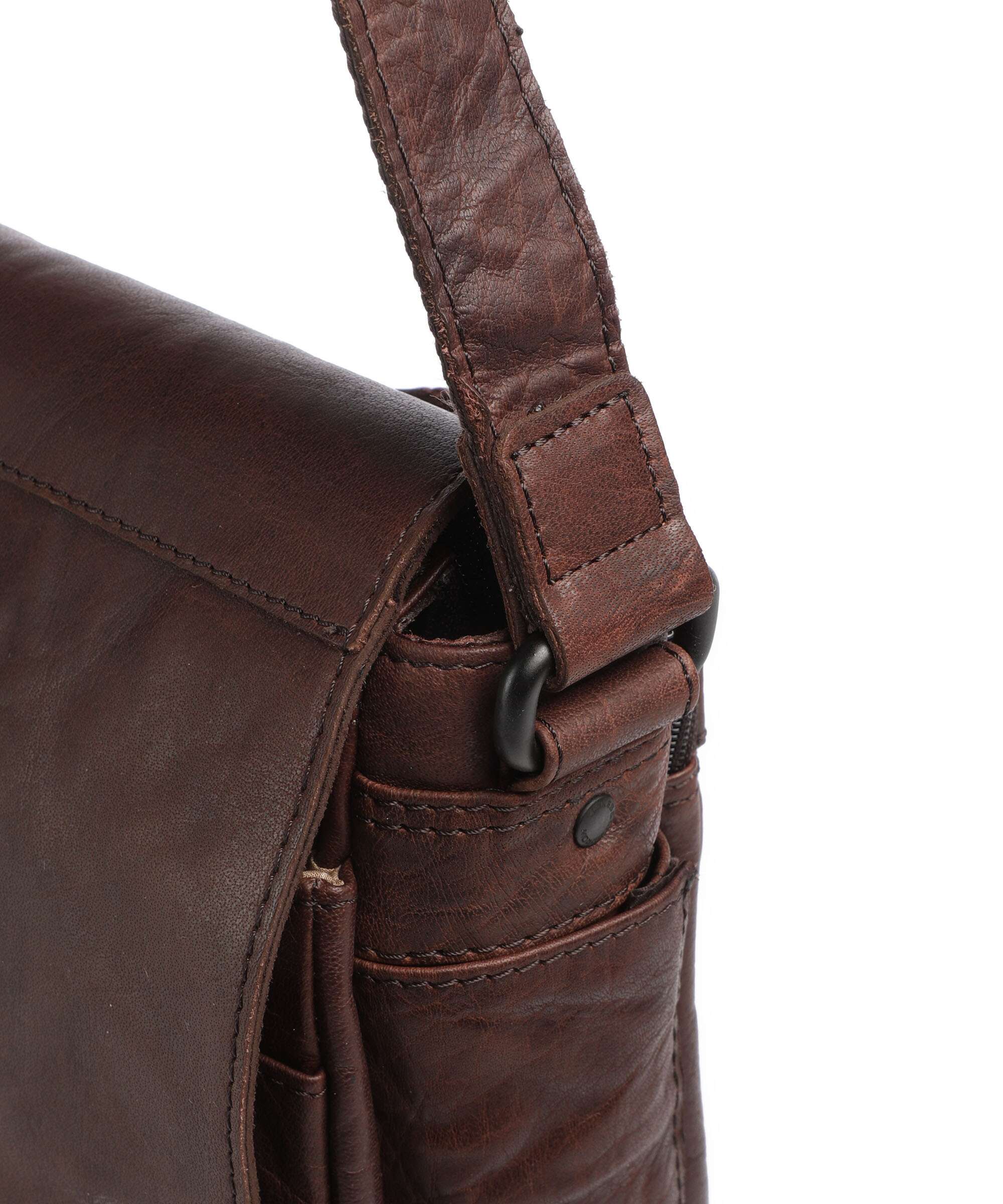 Spikes & Sparrow Bronco Ronn Koerierstas dark brown - Image 4