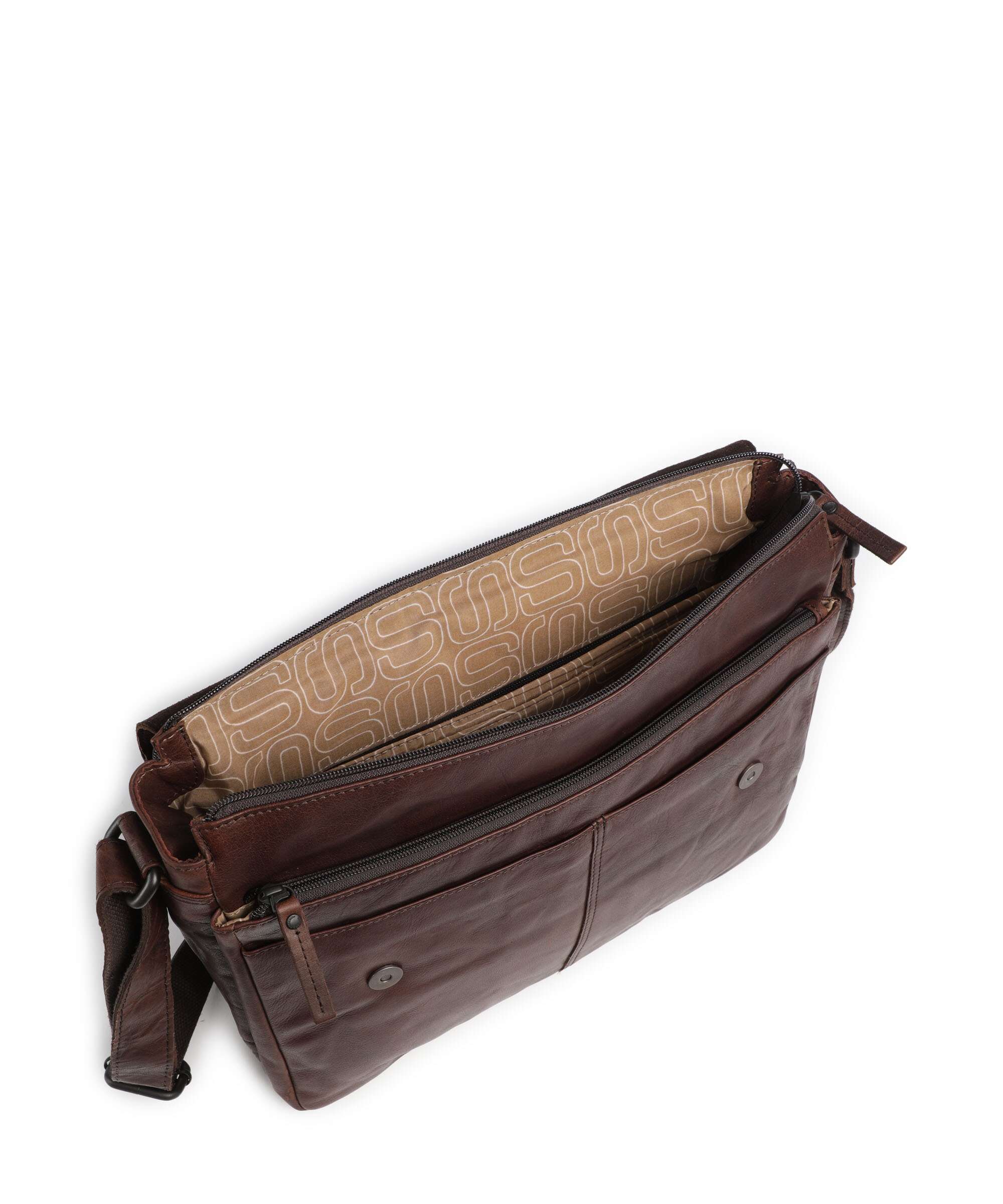 Spikes & Sparrow Bronco Ronn Koerierstas dark brown - Image 6