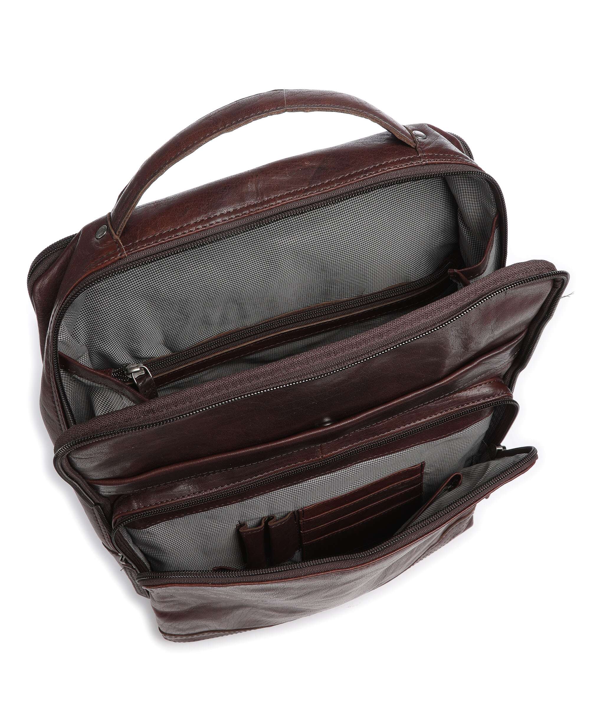 Spikes & Sparrow Bronco Rugzak dark brown - Image 7