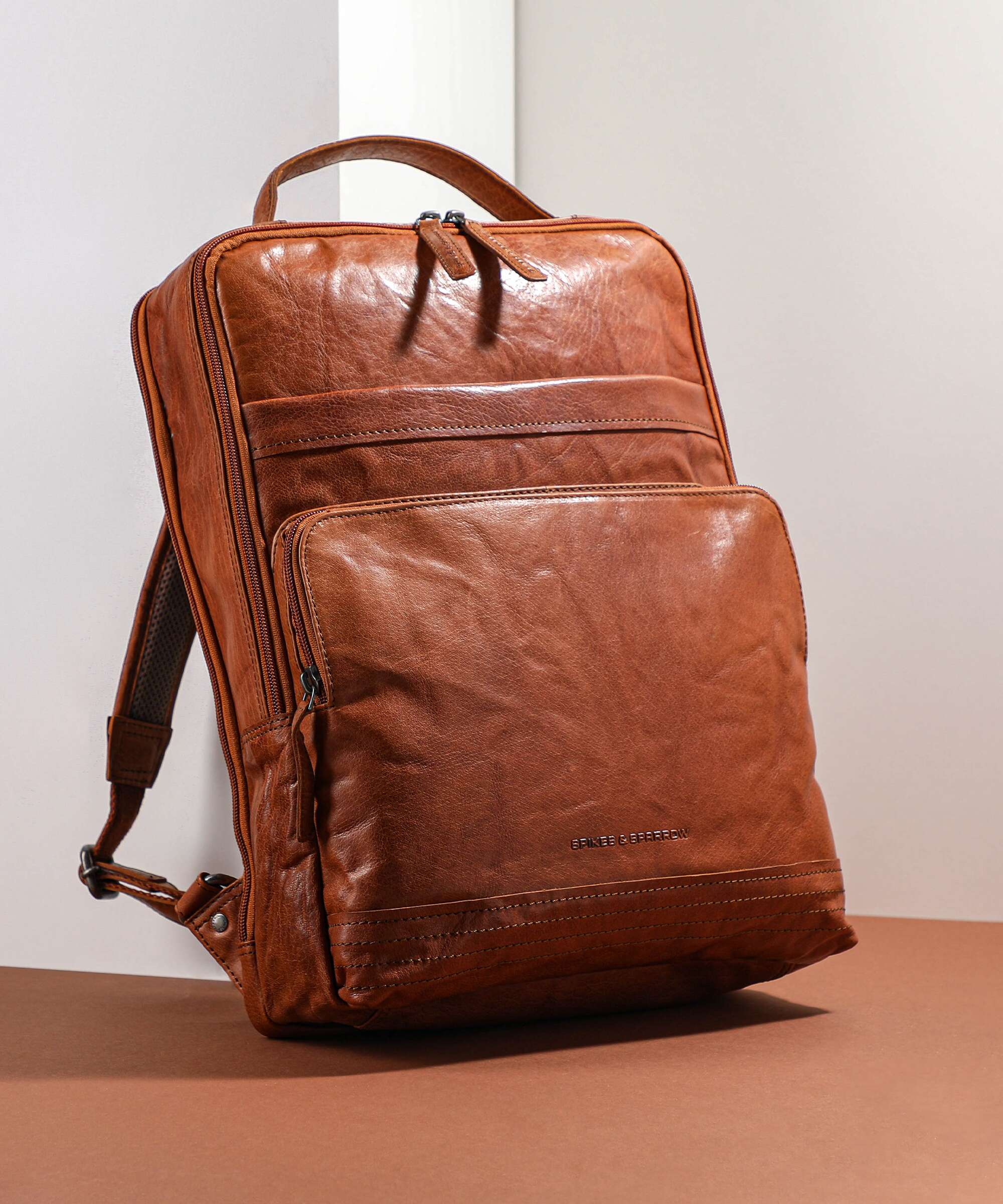 Spikes & Sparrow Bronco Rugzak brandy - Image 2