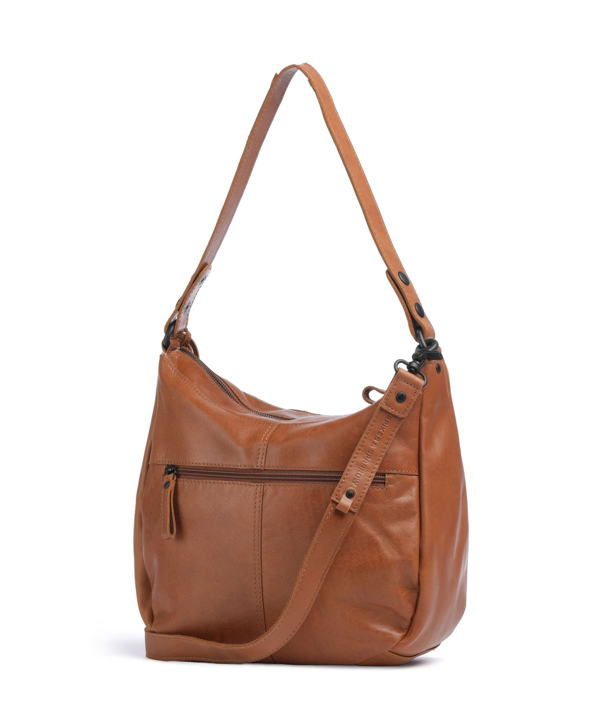 Spikes & Sparrow Suede Mix Natalia Hobo tas brandy - Image 2