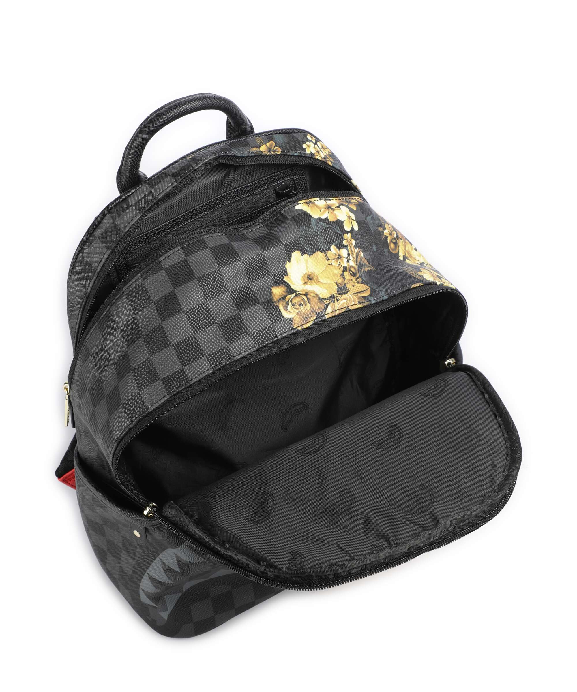 Sprayground Gold Floral Remix Rugzak black - Image 5