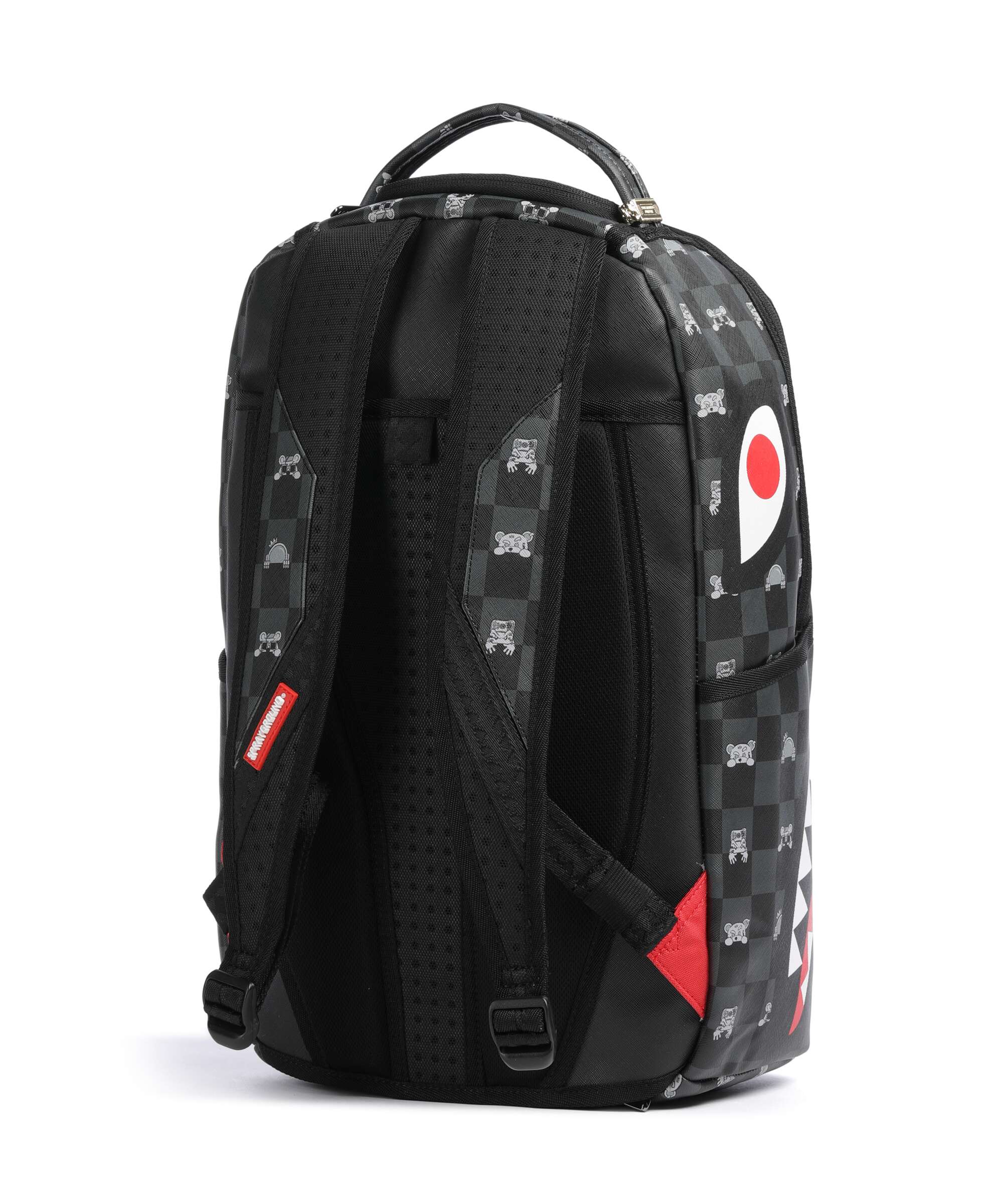 Sprayground Gray Peeking Character Check Rugzak black - Image 2