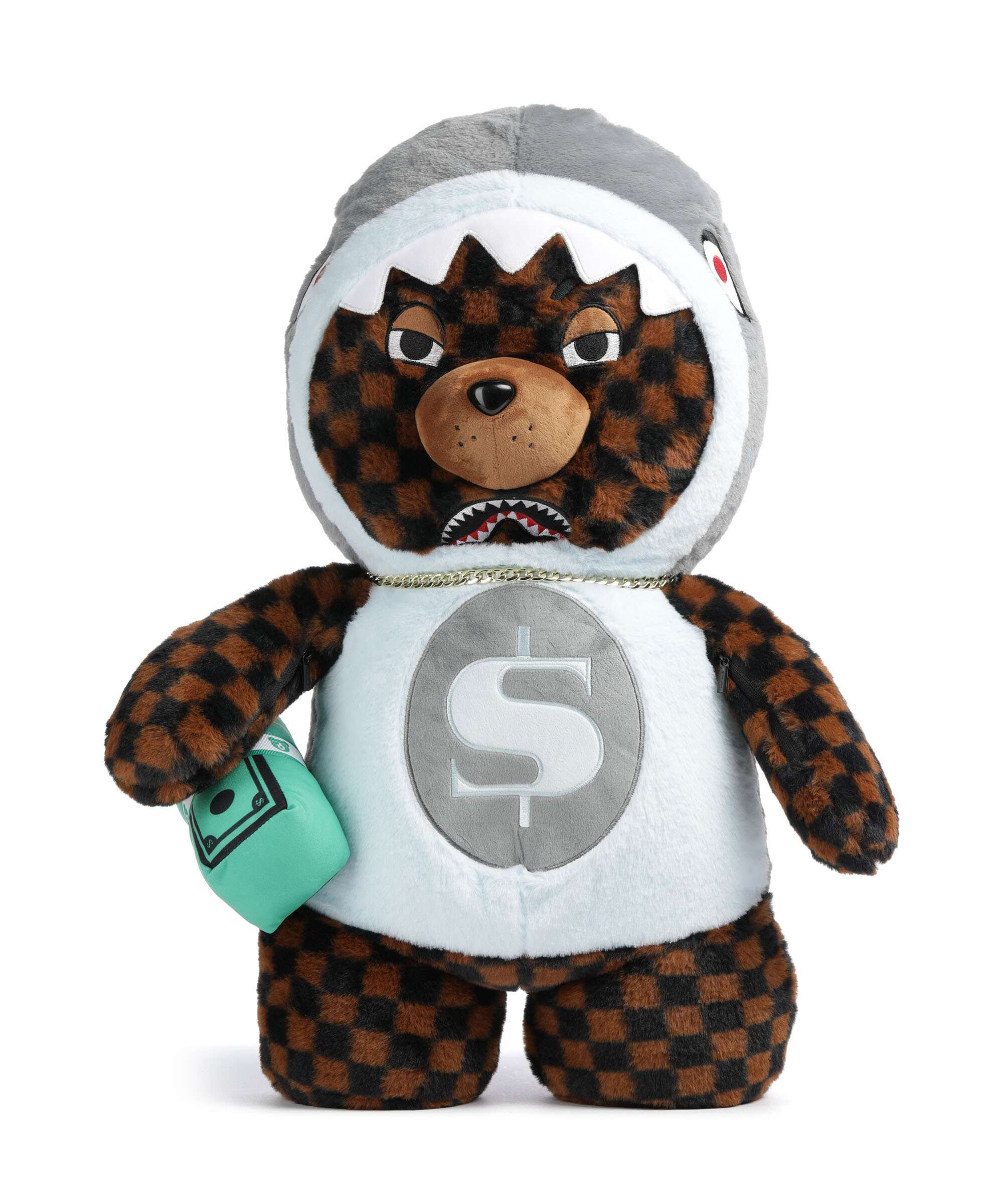 Sprayground Money Bear in Shark Costume Rugzak multicolour