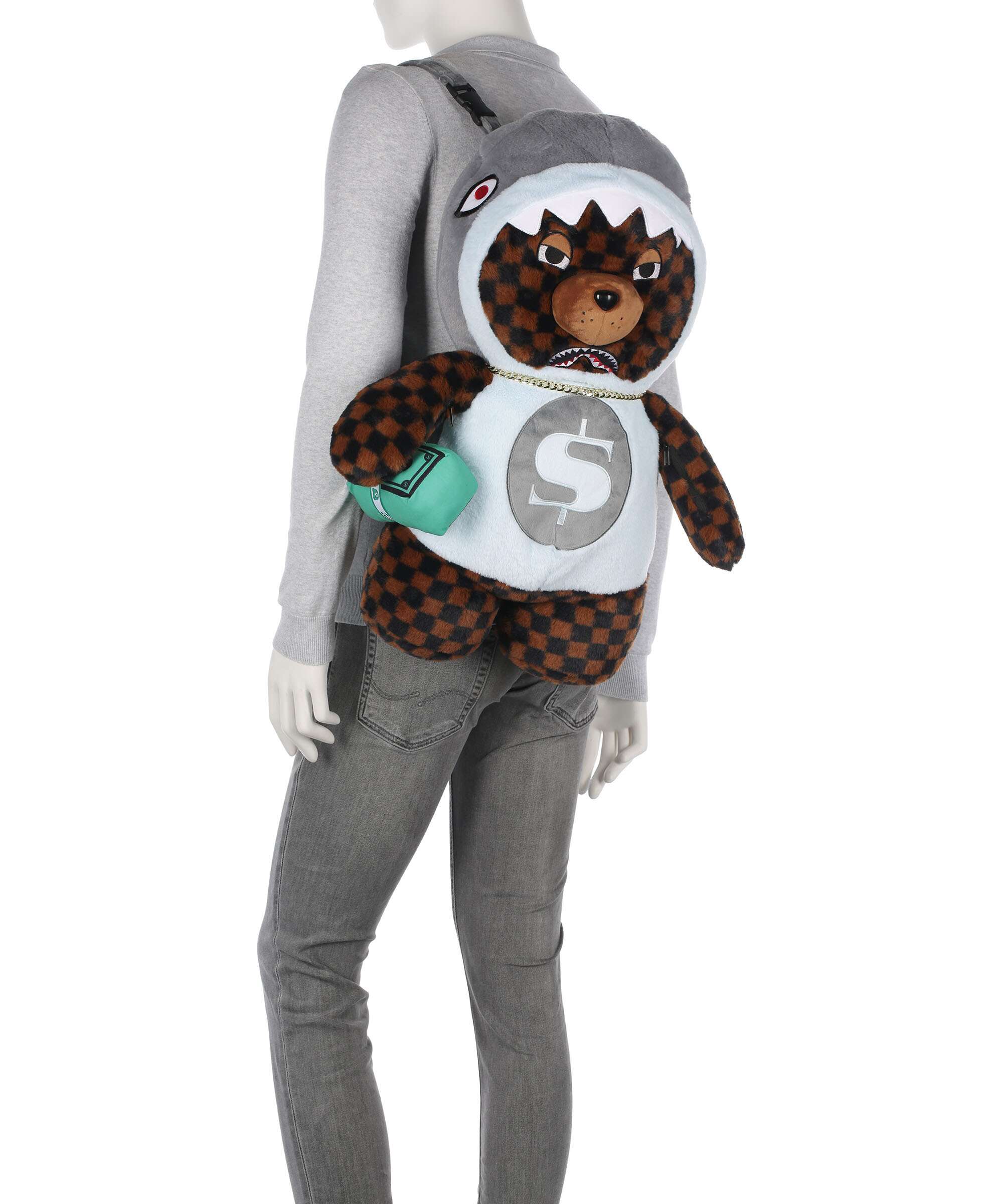 Sprayground Money Bear in Shark Costume Rugzak multicolour - Image 3