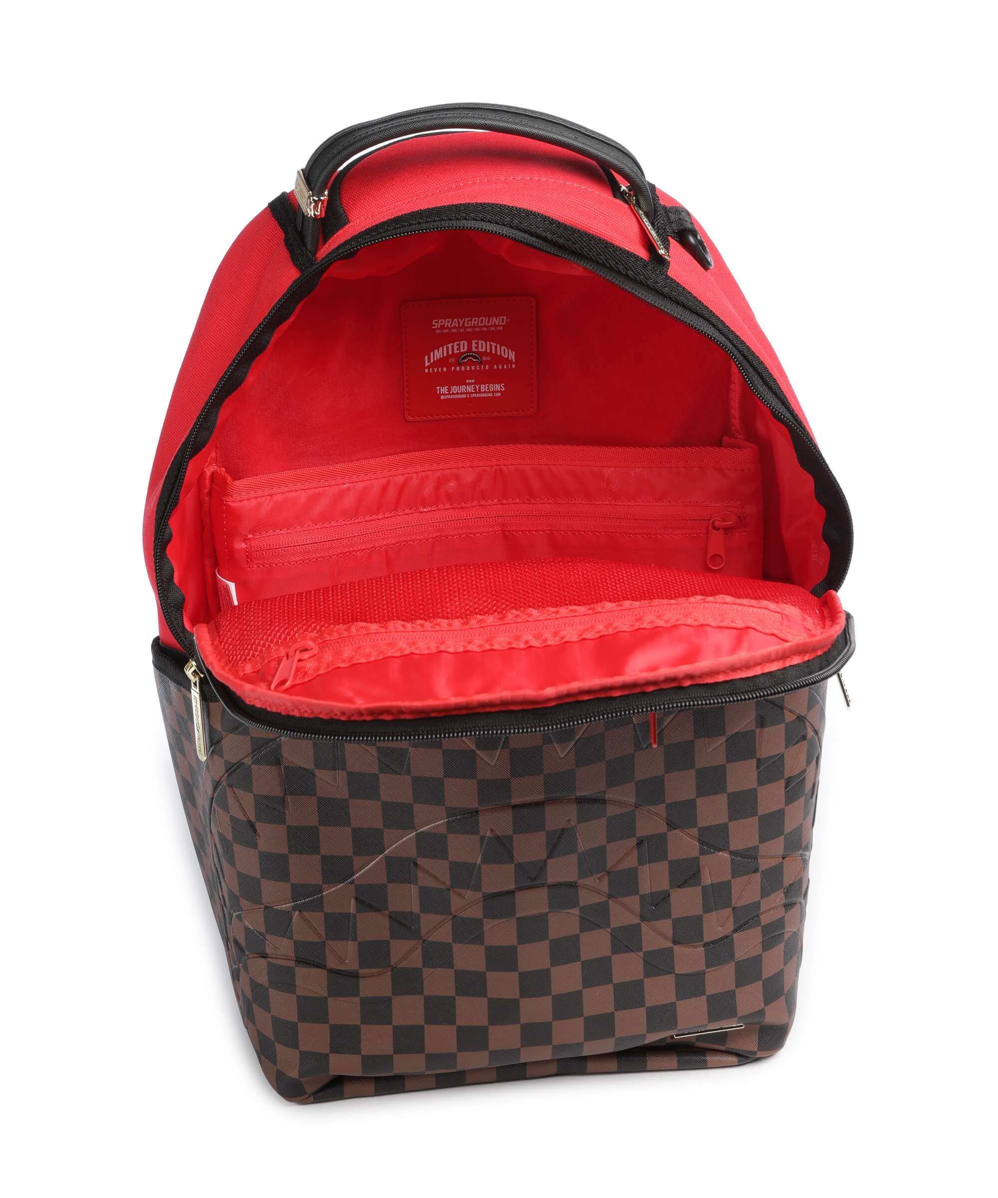 Sprayground Red Redemption Rugzak brown - Image 5