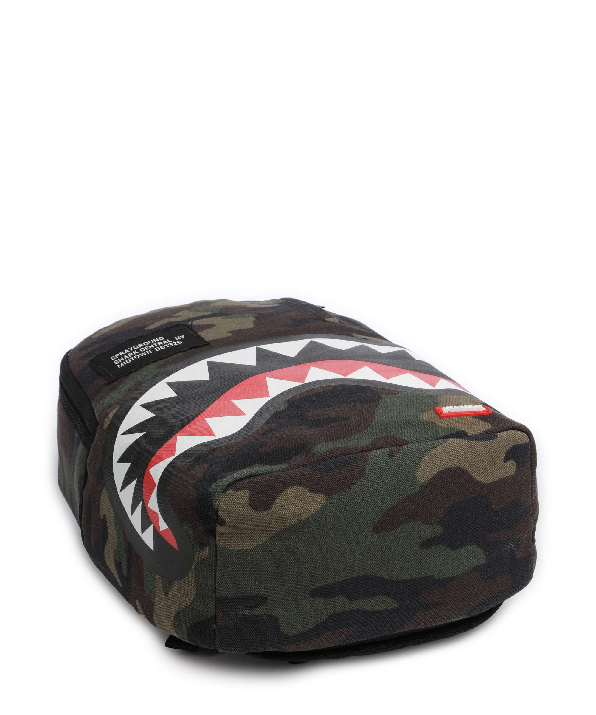 Sprayground Shark Central Camo Rugzak green - Image 4