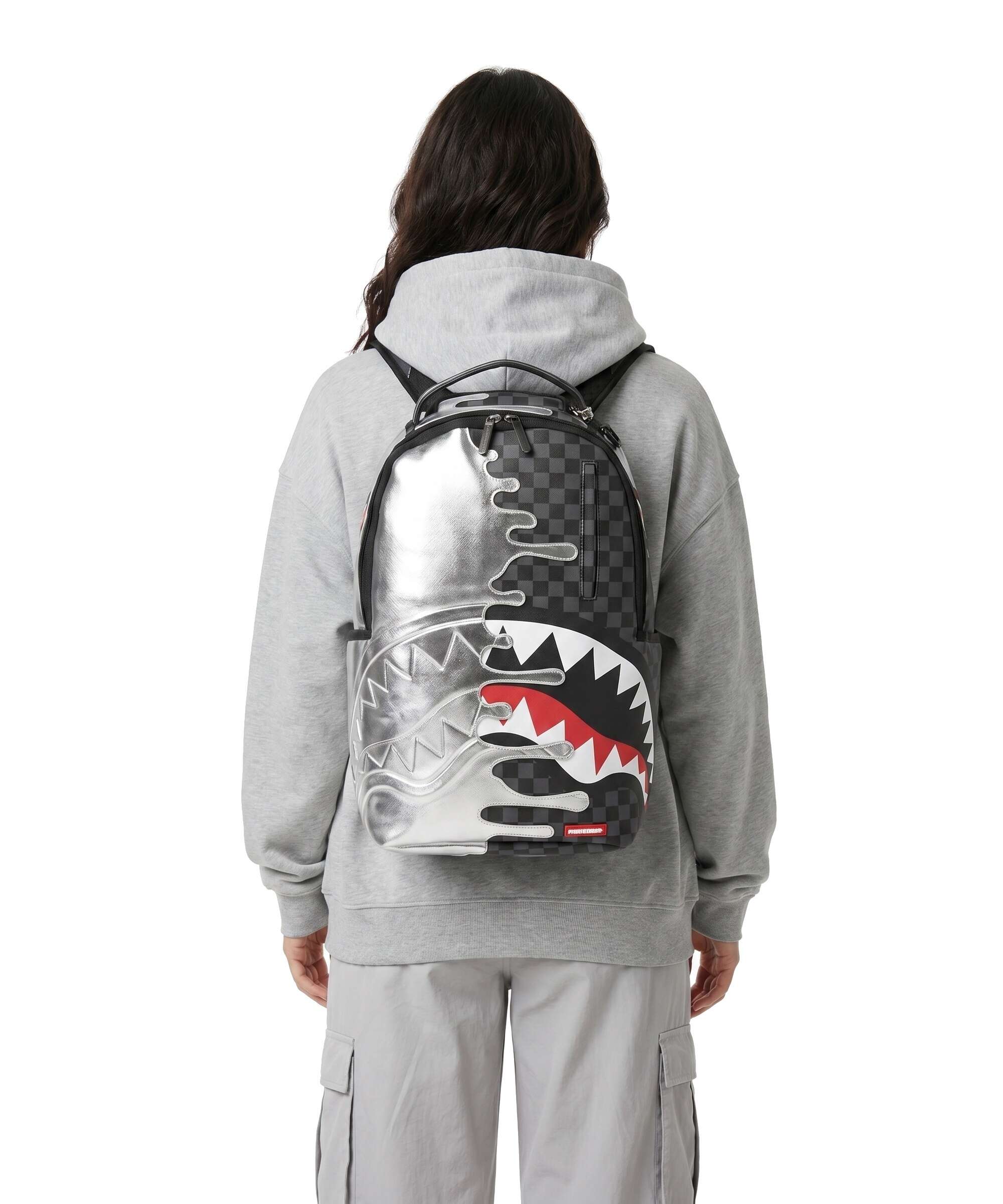 Sprayground Silver Side Drip Rugzak silver - Image 3