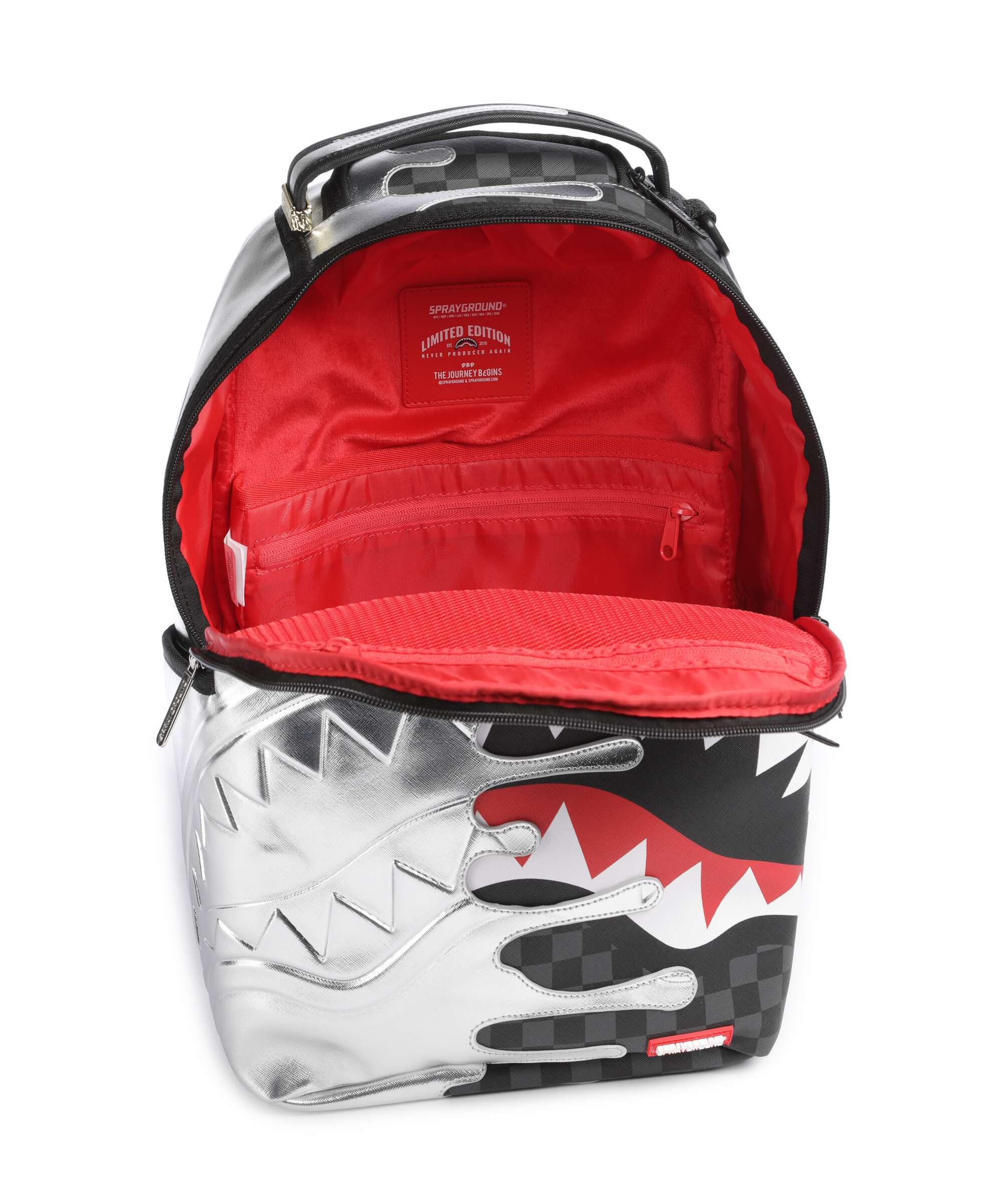 Sprayground Silver Side Drip Rugzak silver - Image 5