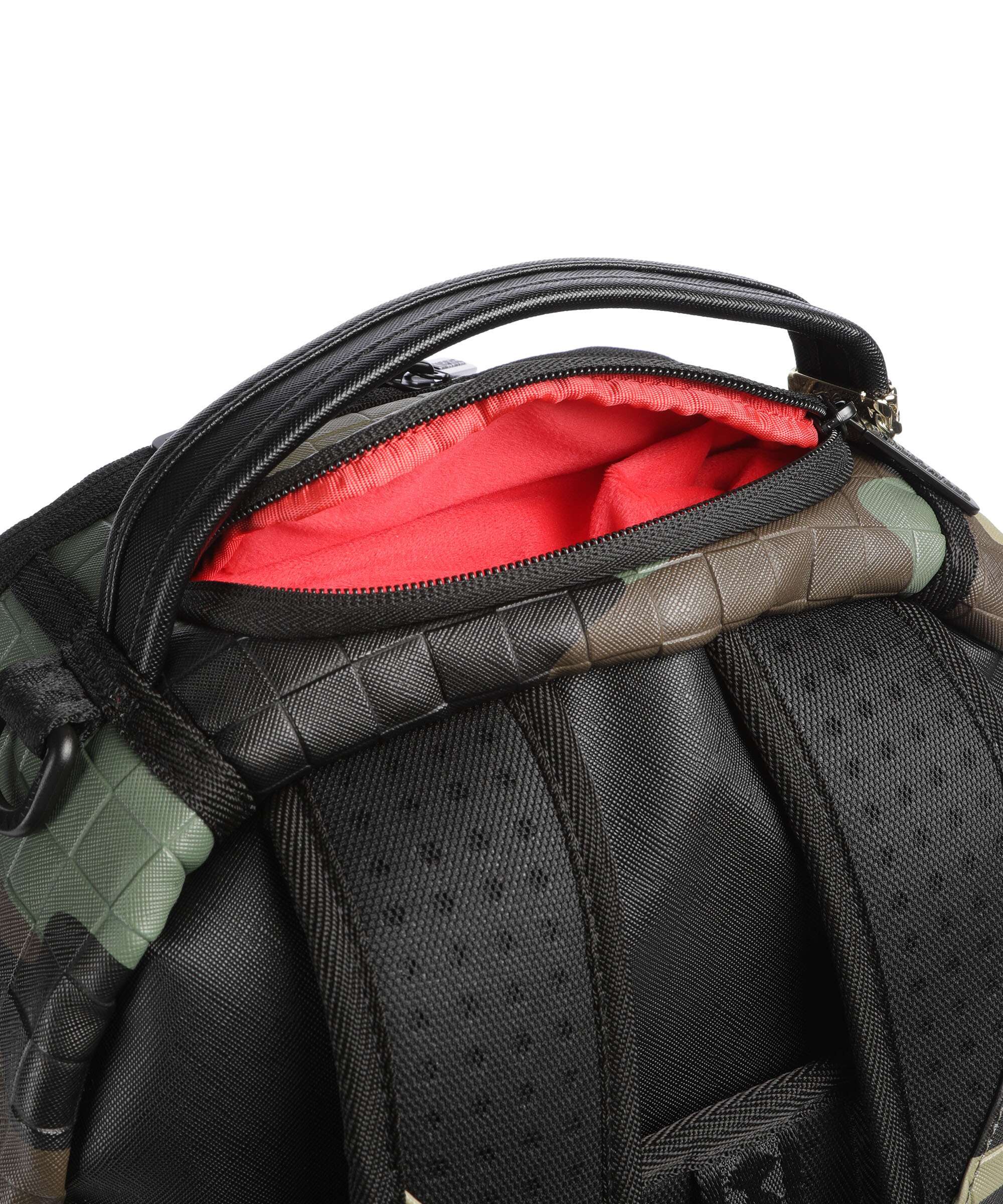 Sprayground Woodland Camo Check Rugzak multicolour - Image 4