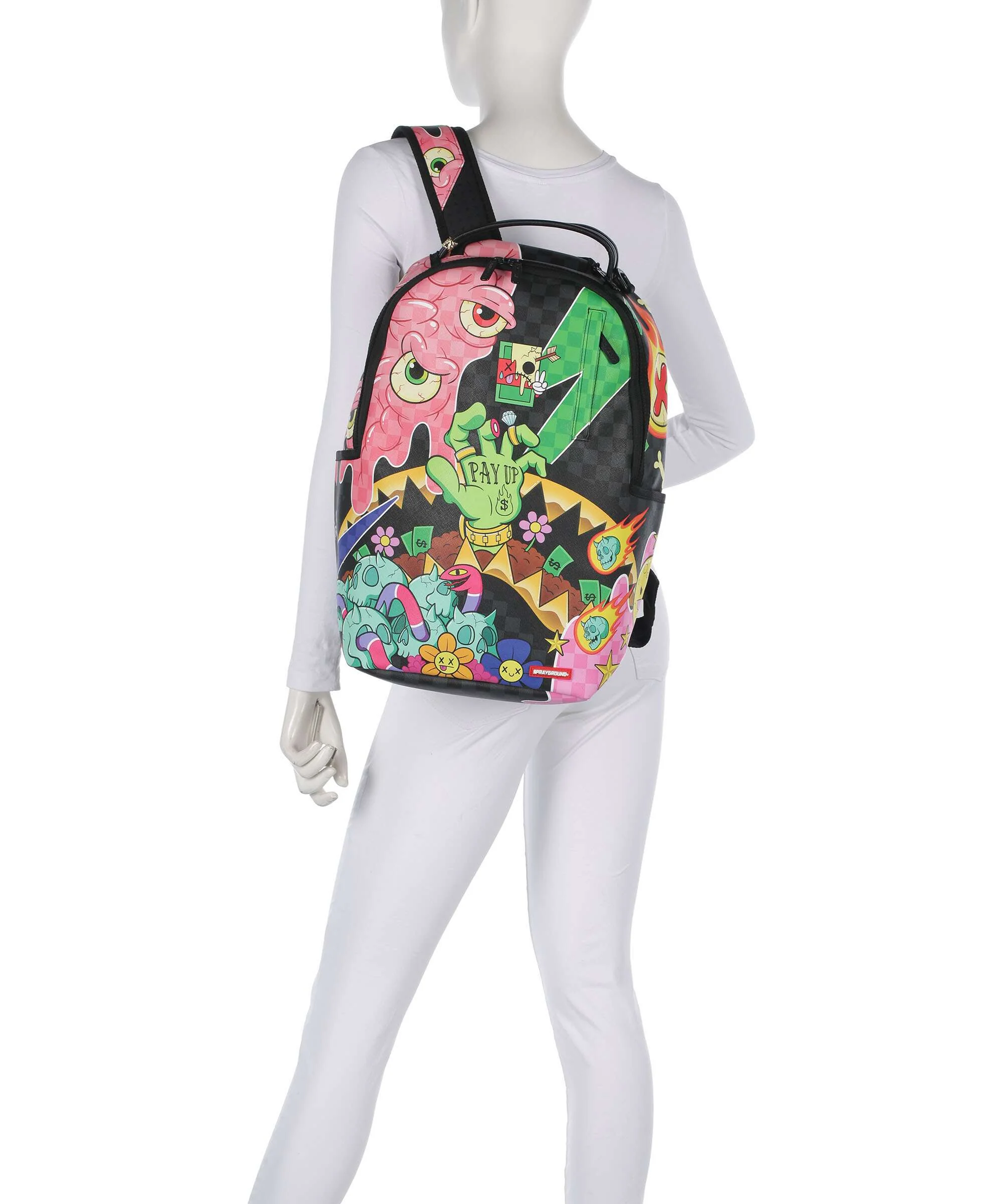 Sprayground Zombie Collage Rugzak multicolour - Image 3