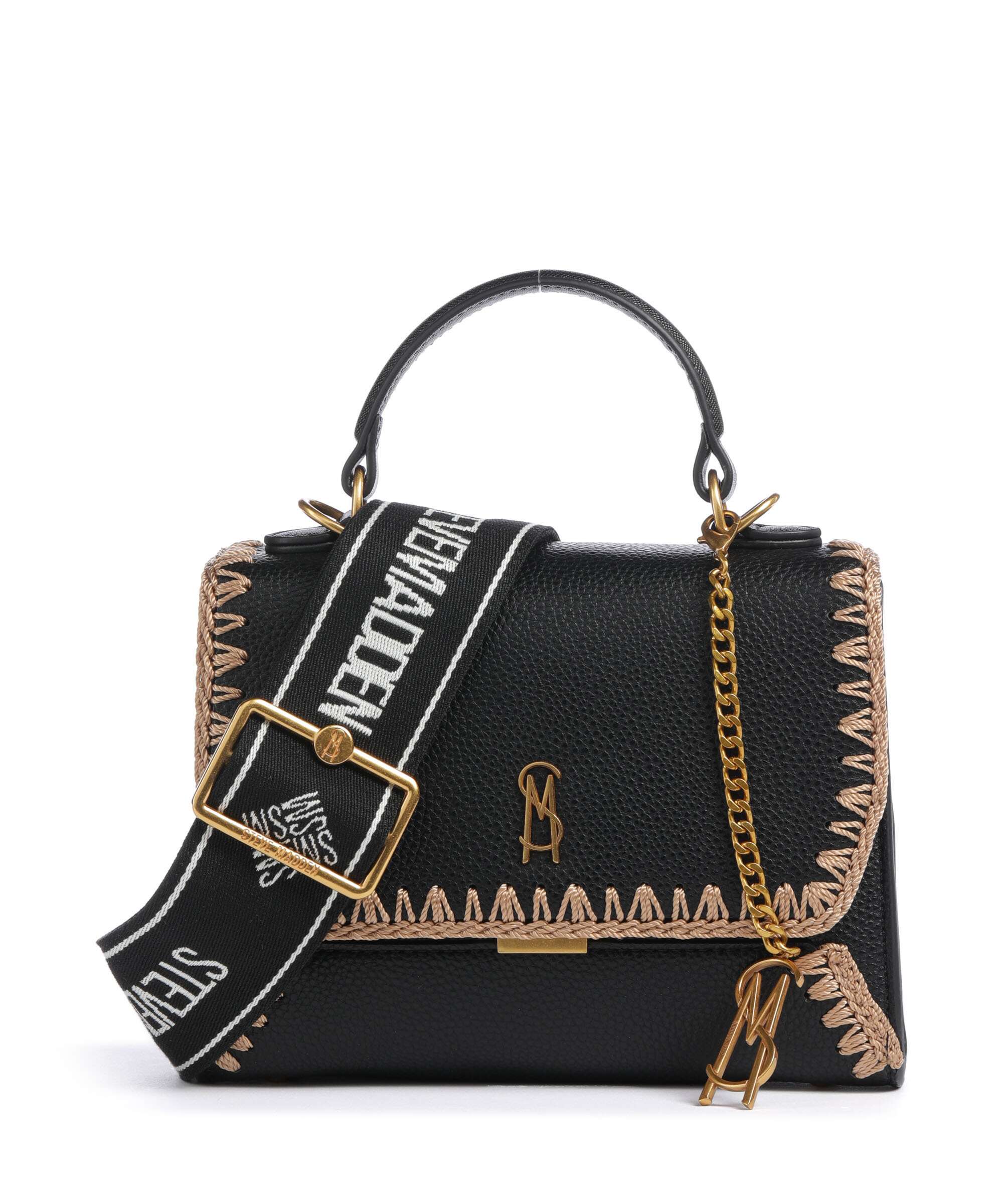 Steve Madden BARCLAY Handtas black/gold