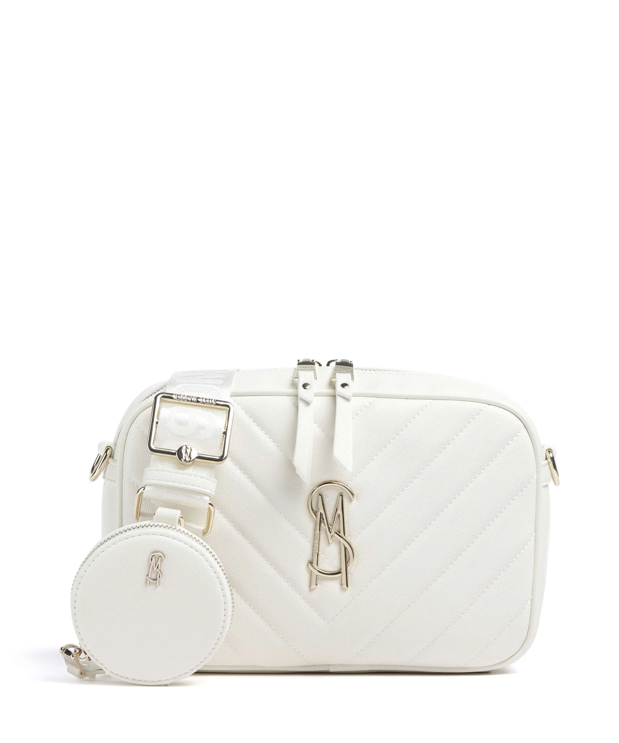 Steve Madden BZIRIA Crossbody tas white/gold