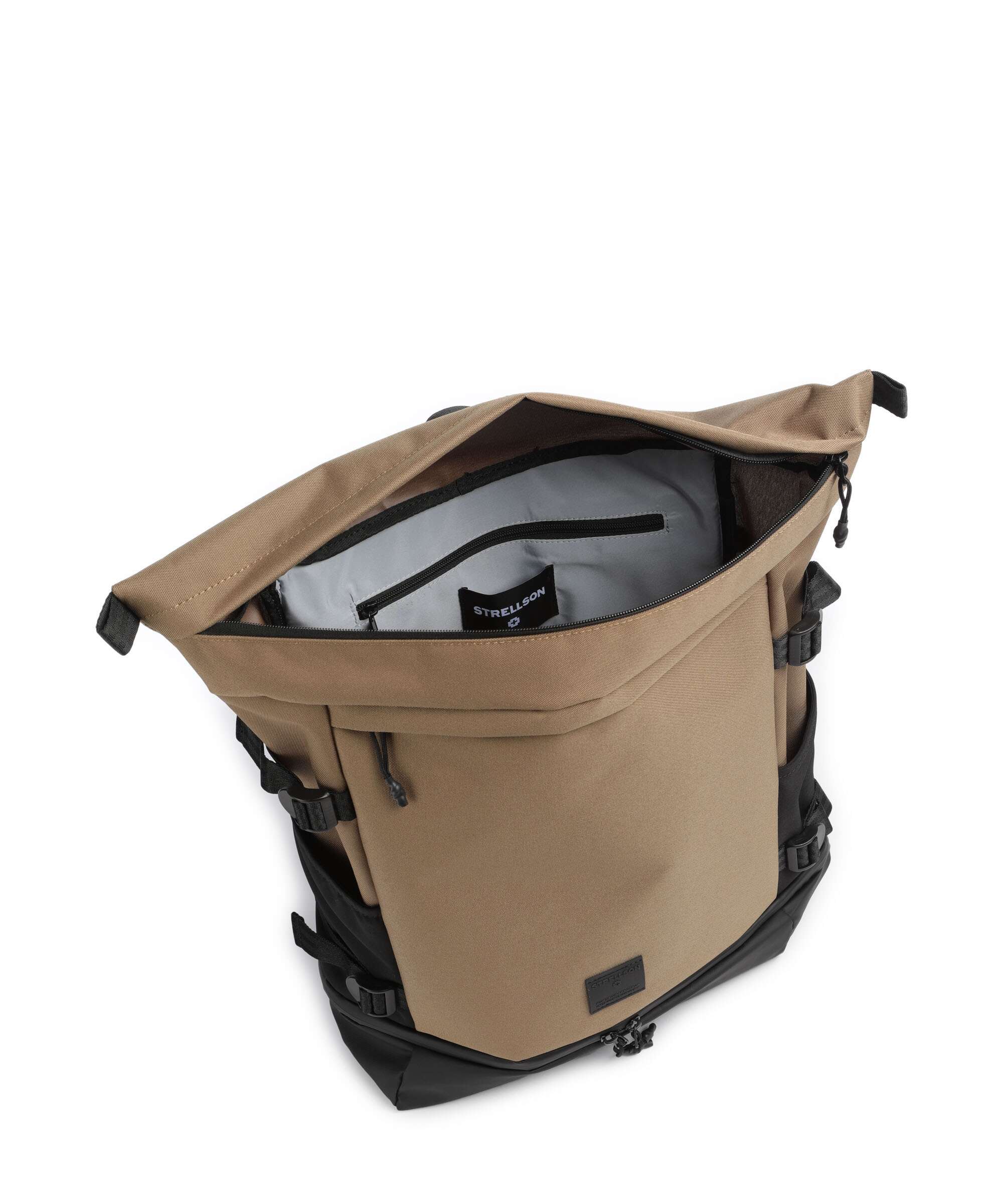 Strellson New Ham Sebastian Rolltop rugzak mud - Image 5