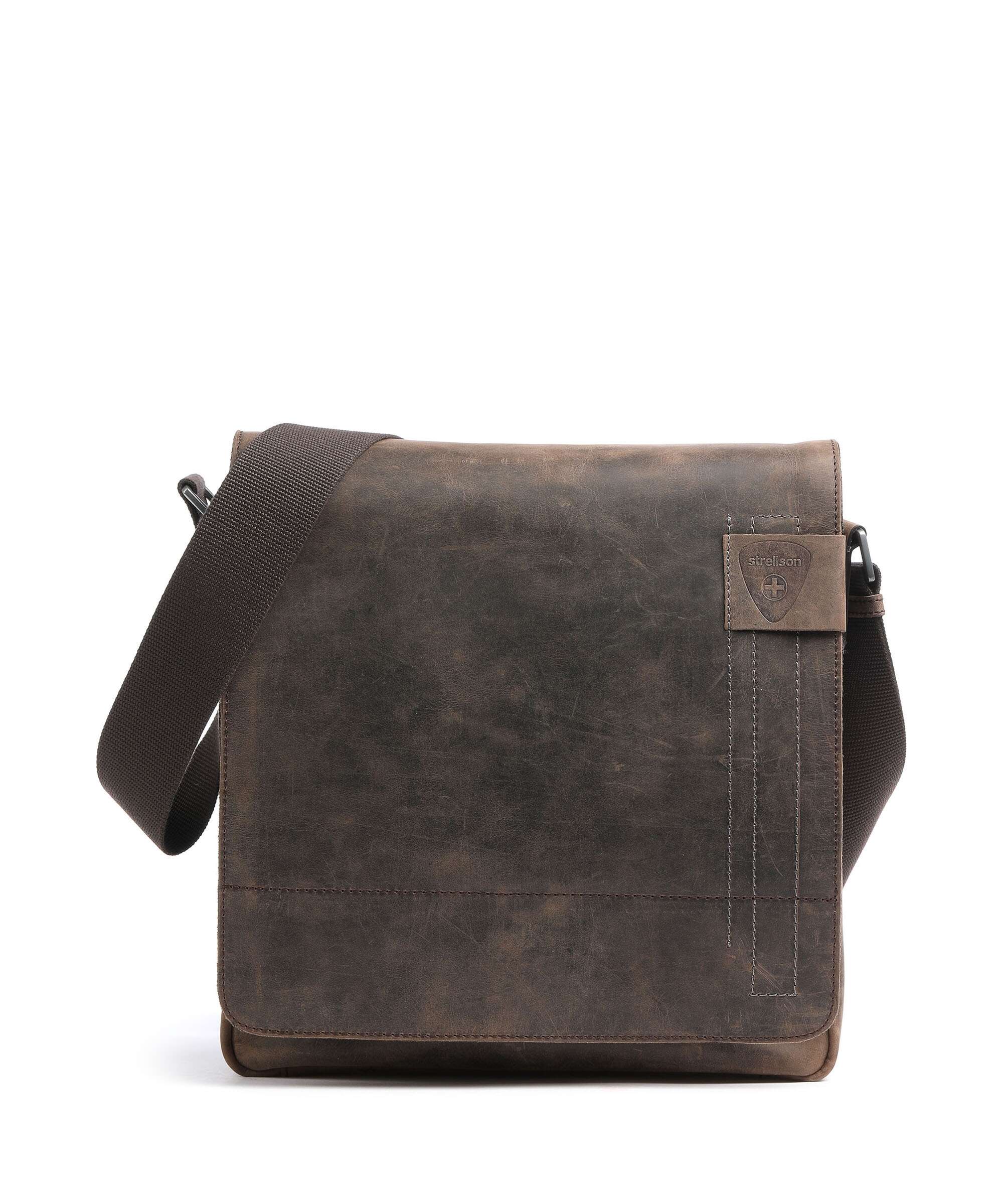 Strellson Richmond Schoudertas dark brown