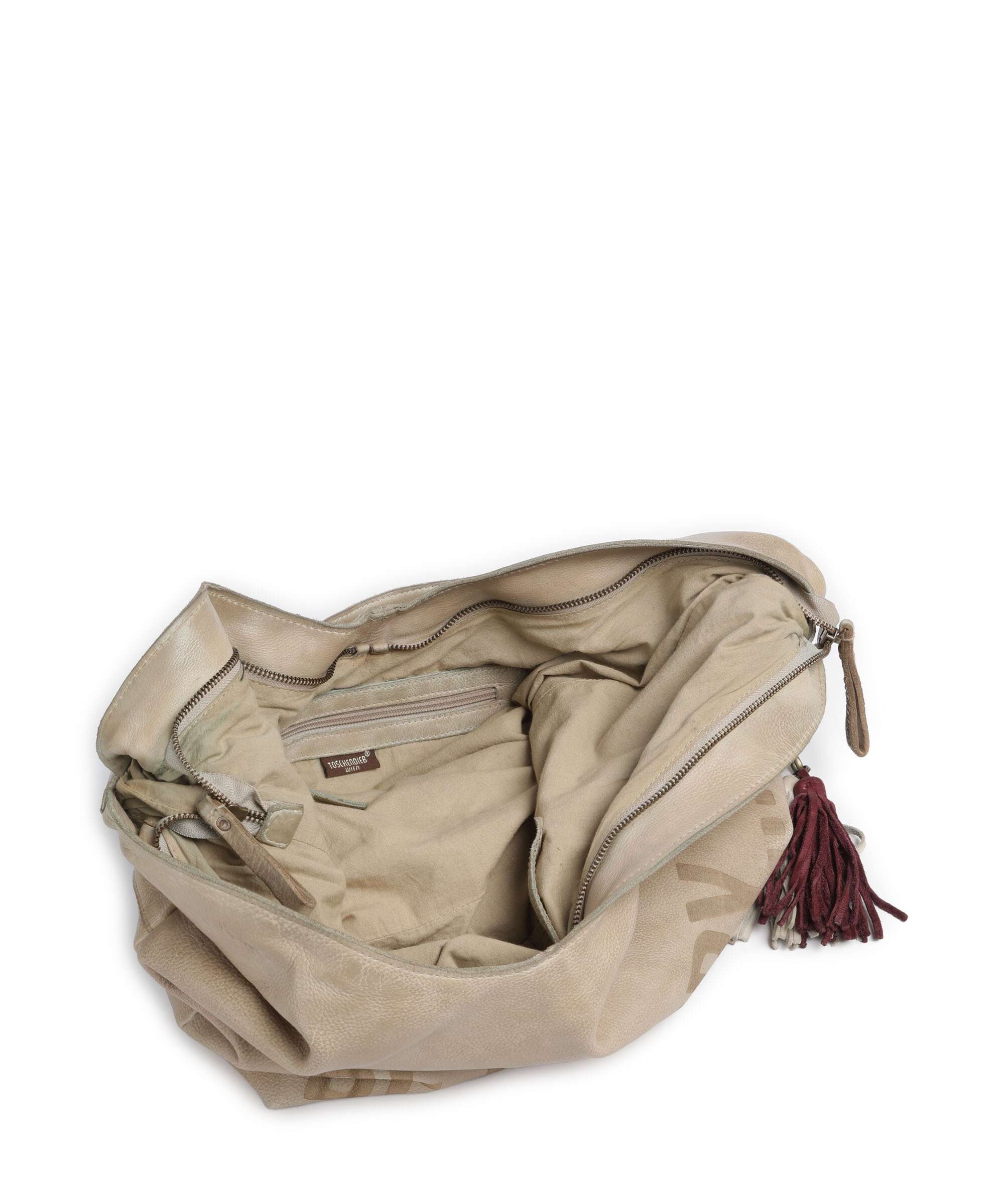 Taschendieb Wien Glücksbrücke 4 Hobo tas cream - Image 6