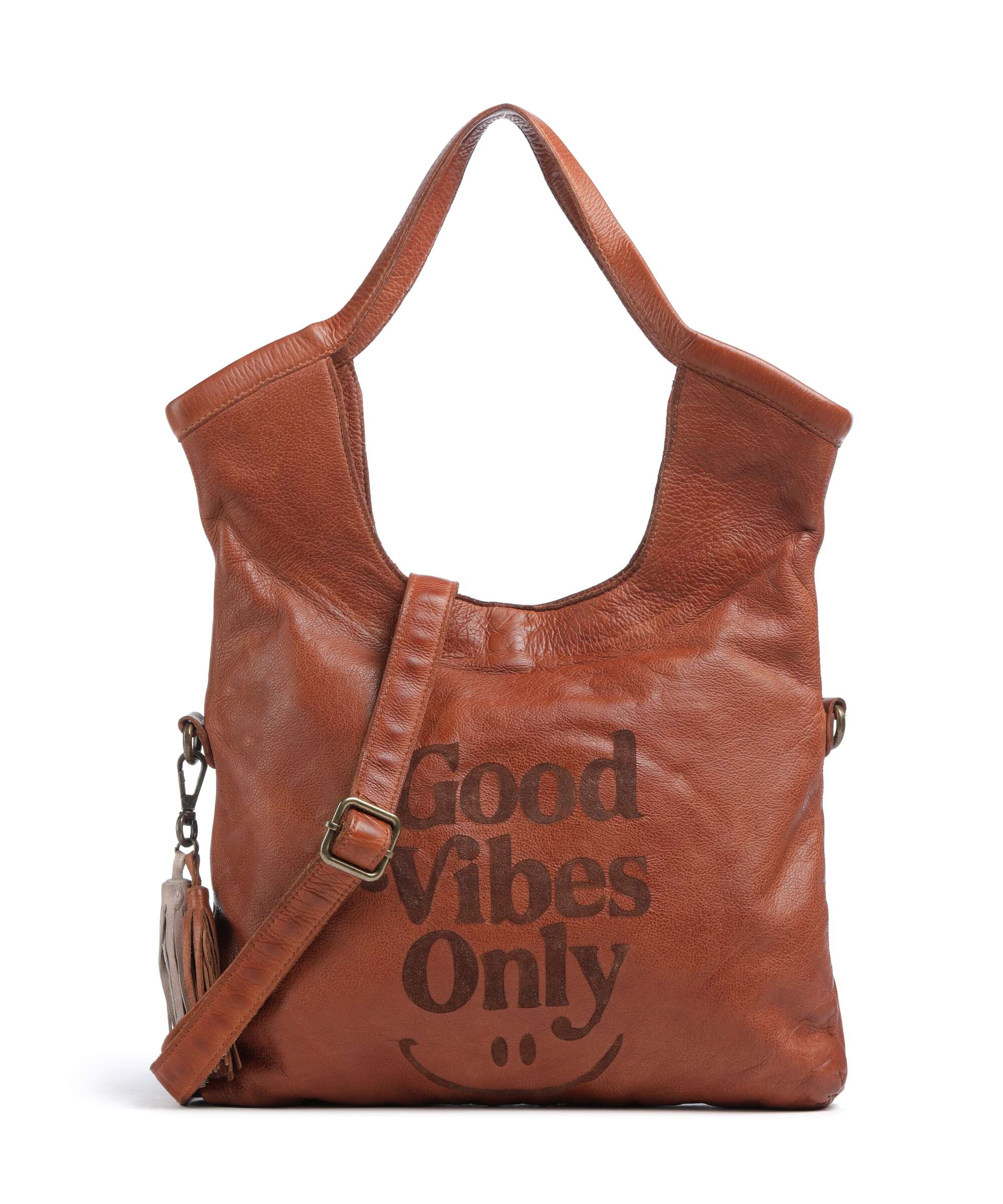 Taschendieb Wien Gutstrasse 2 Hobo tas cognac
