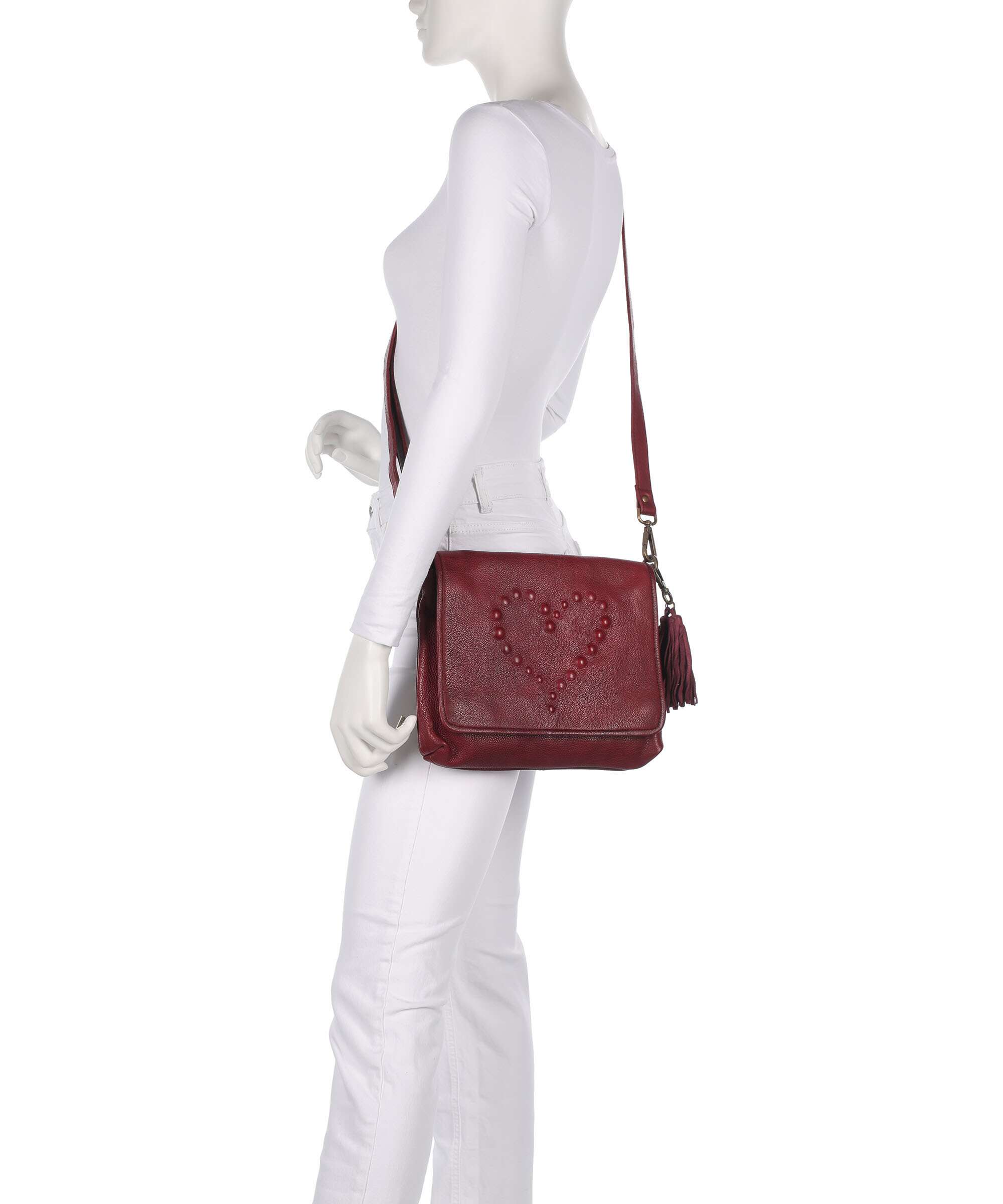 Taschendieb Wien Herzoggasse 4 Crossbody tas red burgundy - Image 3