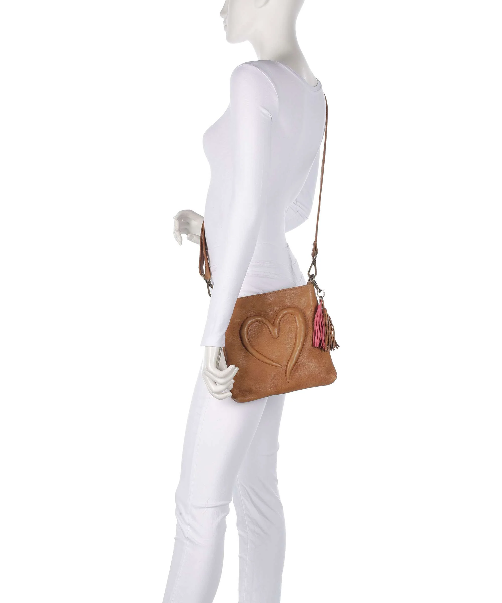 Taschendieb Wien Herzweg 4 Crossbody tas camel - Image 3