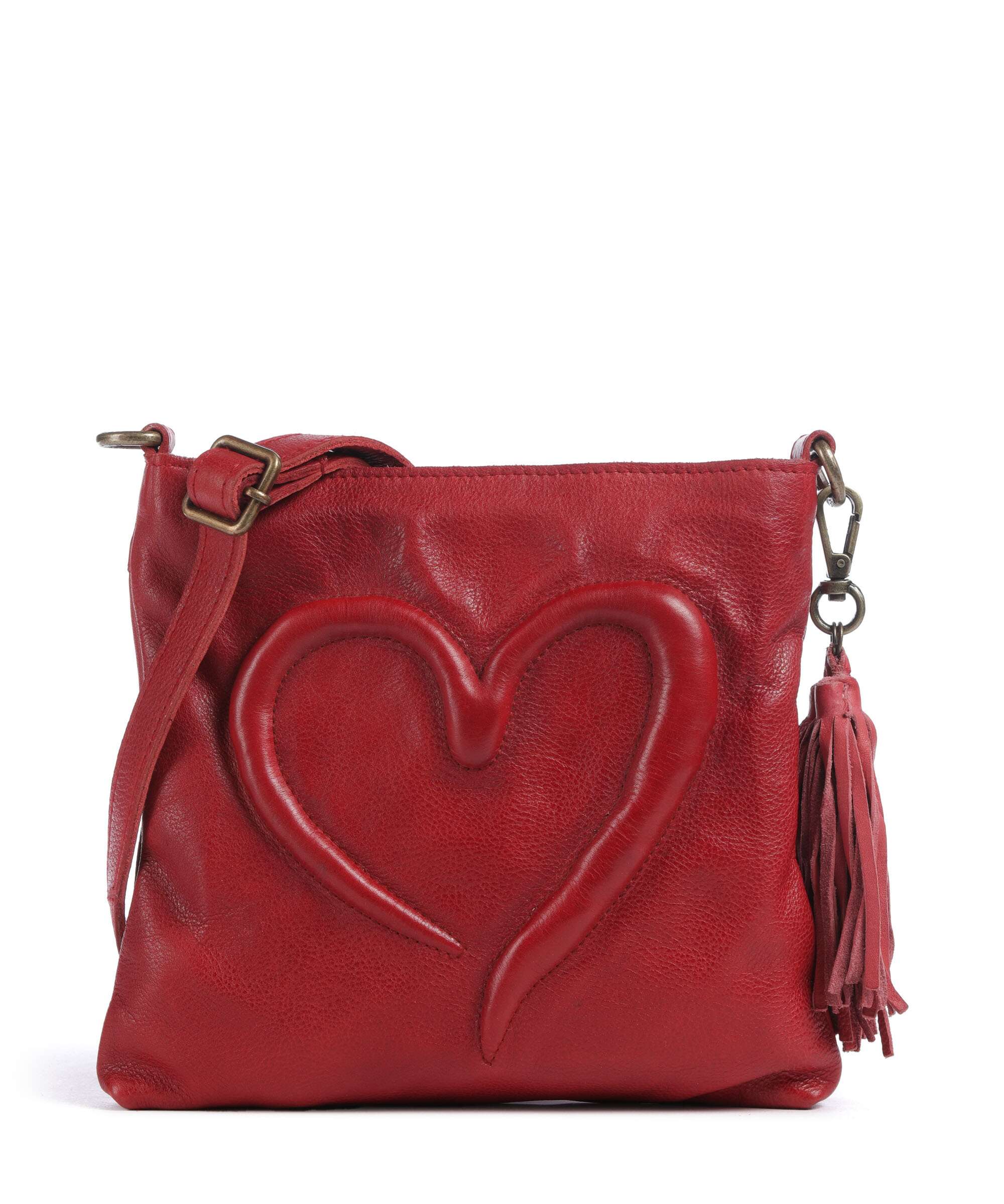 Taschendieb Wien Herzweg 4 Crossbody tas red solid