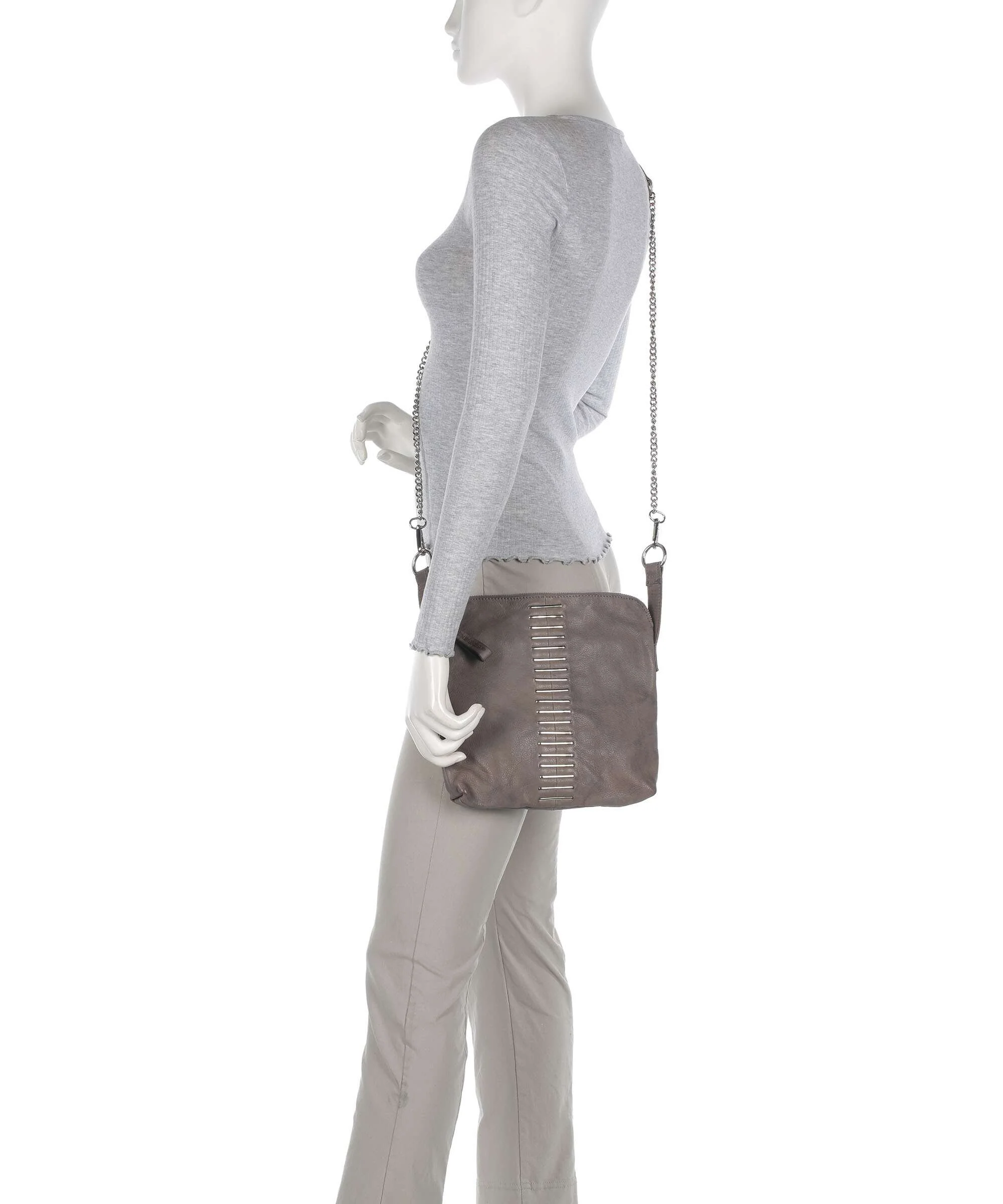 Taschendieb Wien Johannesgasse 4 Crossbody tas grey - Image 3