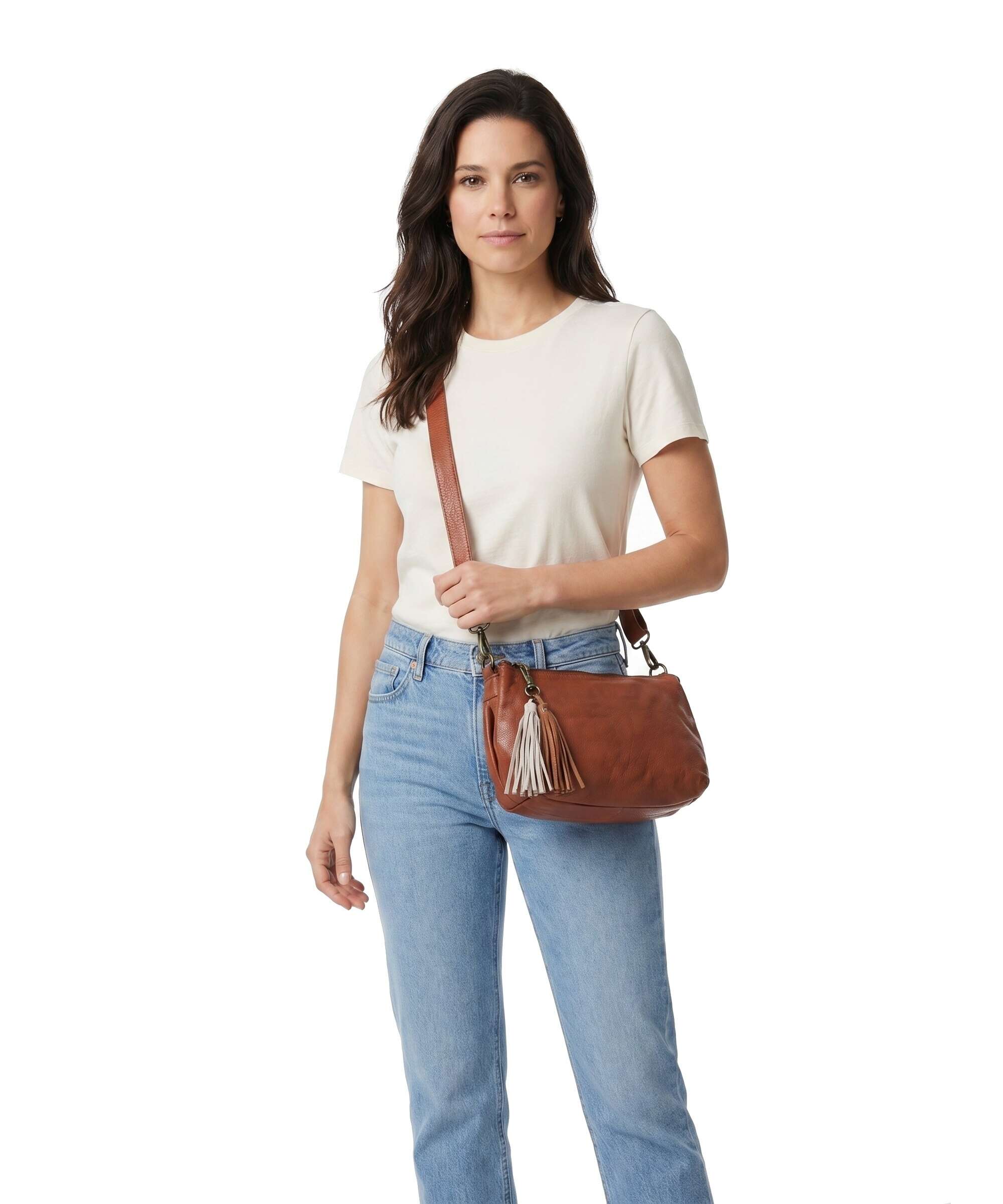 Taschendieb Wien Kaiserstrasse 17 Crossbody tas cognac - Image 3