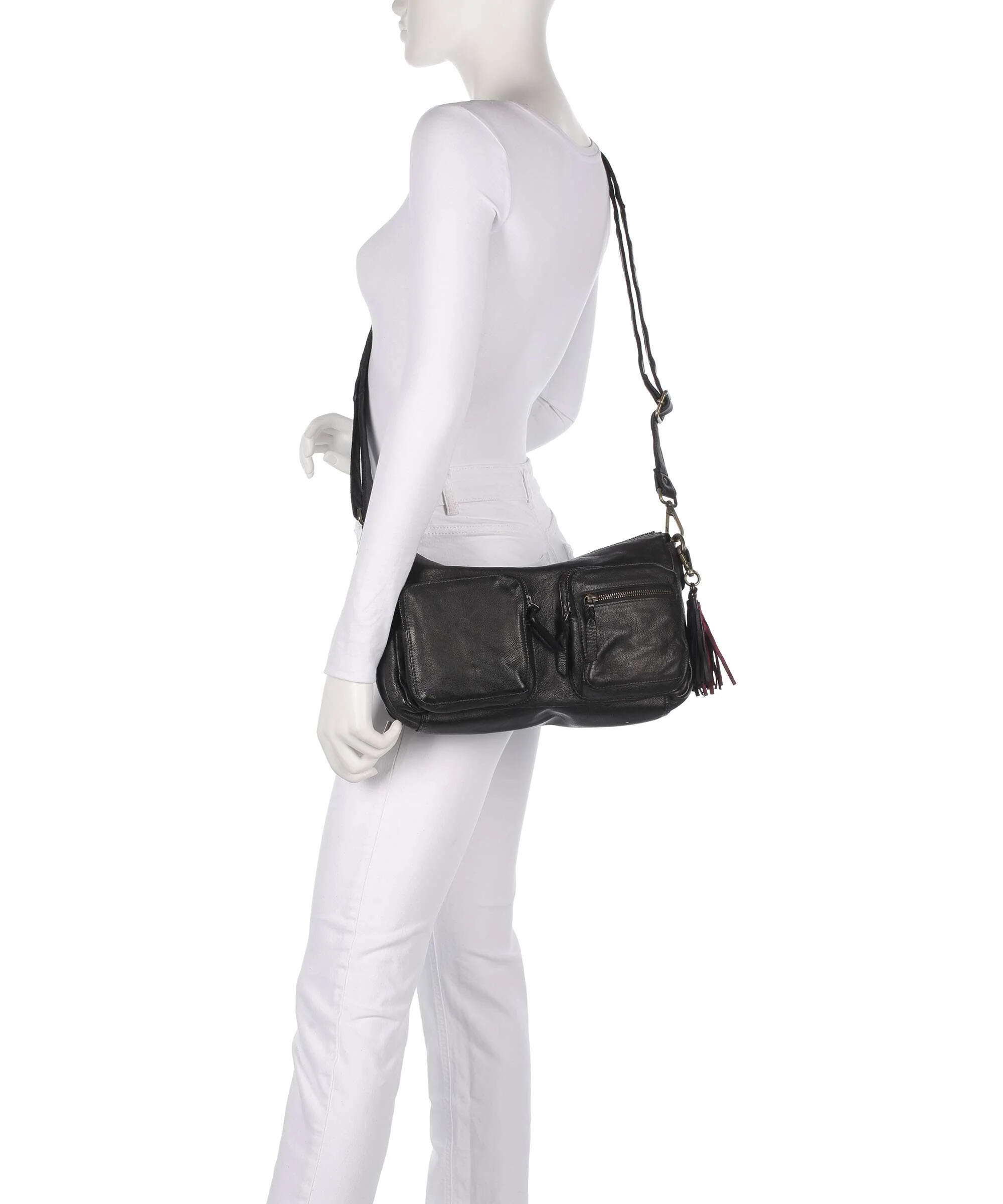 Taschendieb Wien Kaisterstrasse 5 Crossbody tas black vintage - Image 3