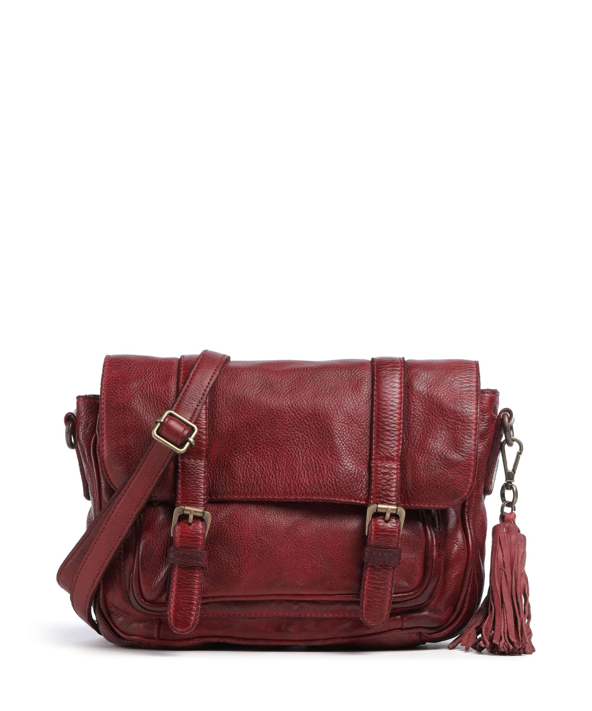 Taschendieb Wien Kaisterstrasse 6 Crossbody tas red burgundy