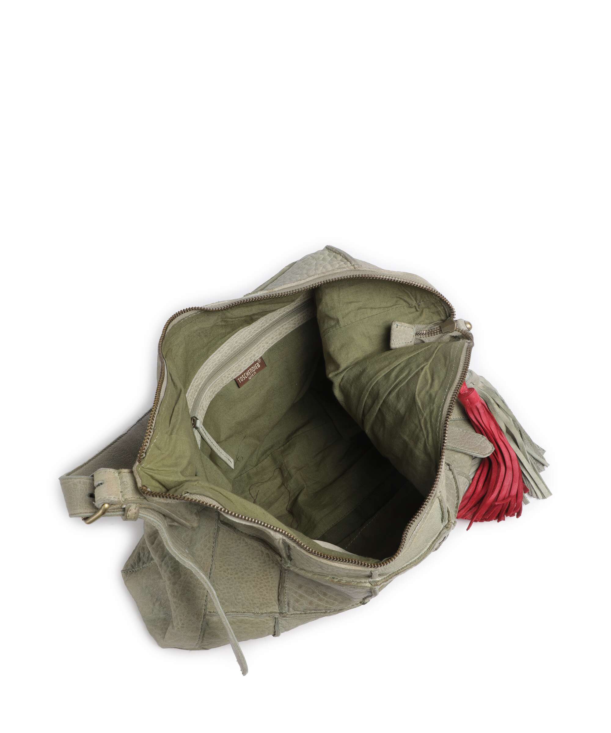 Taschendieb Wien Malvengasse 5 Schoudertas green leaf - Image 6