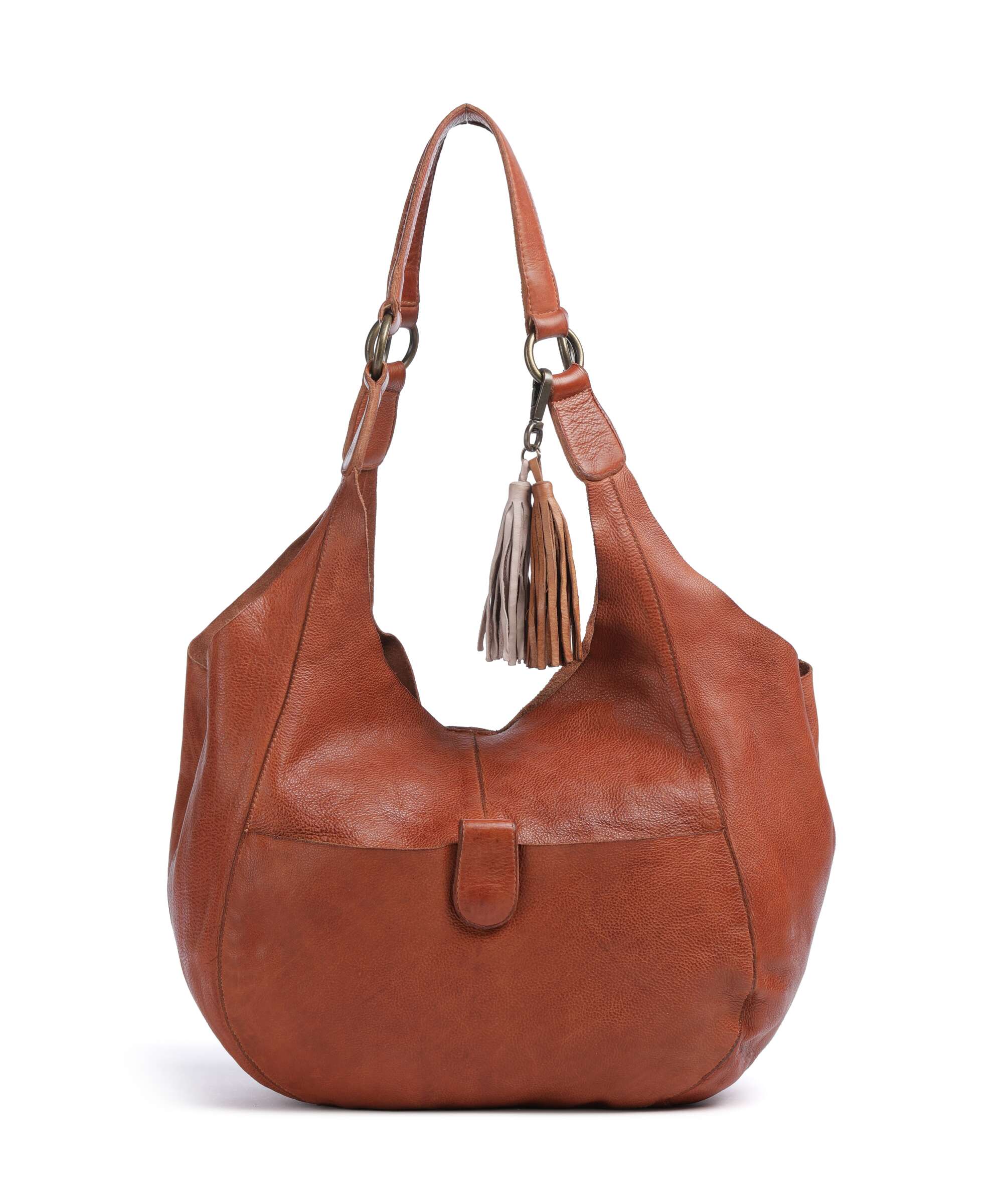 Taschendieb Wien Mariengasse 1 Hobo tas cognac