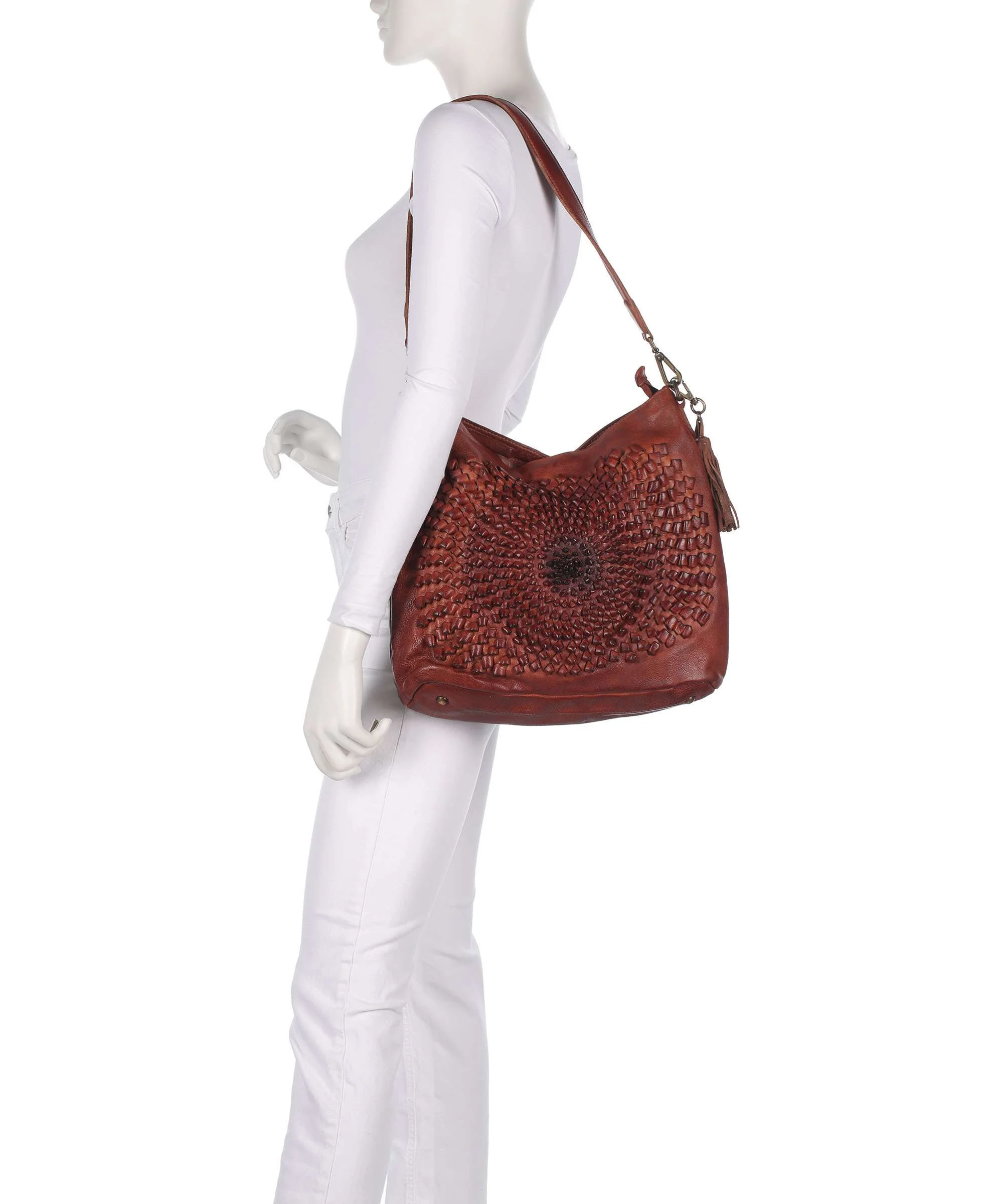 Taschendieb Wien Mondweg 3 Hobo tas brown brandy - Image 3
