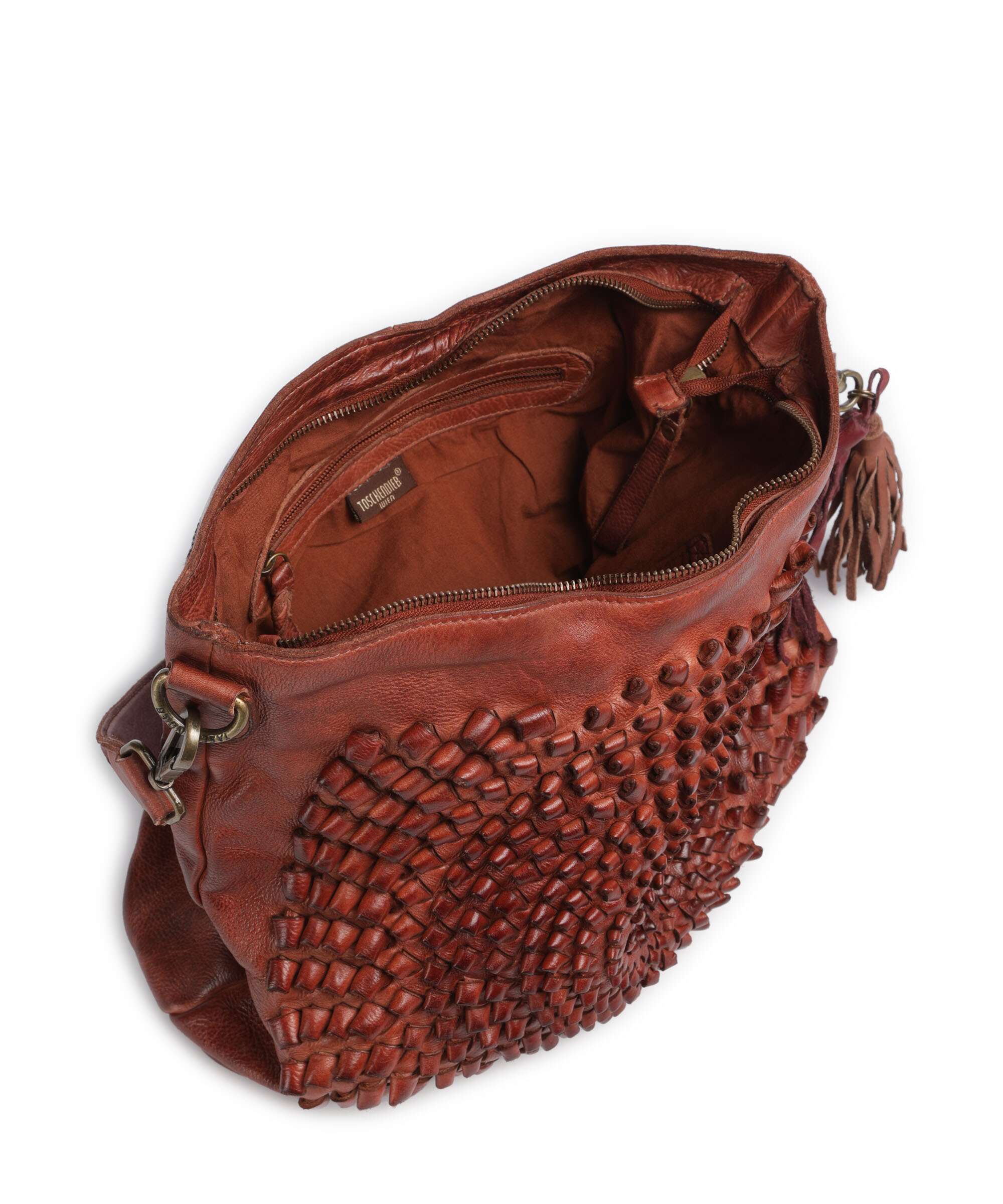 Taschendieb Wien Mondweg 3 Hobo tas brown brandy - Image 6