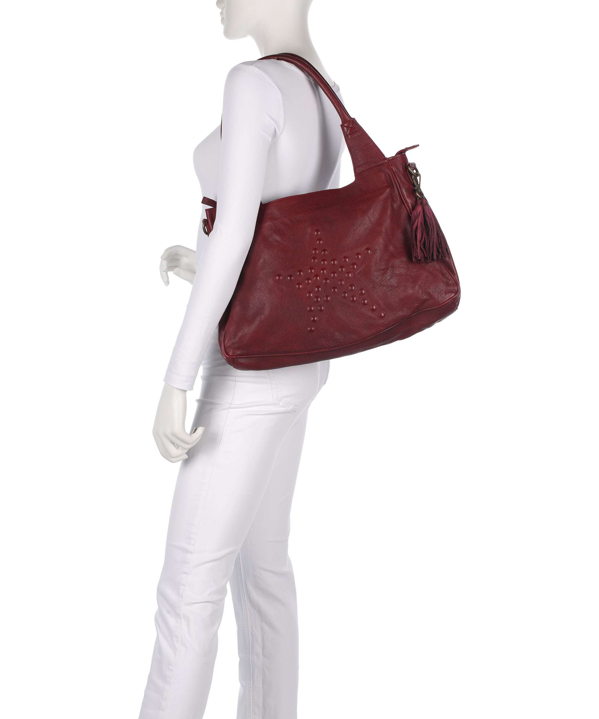 Taschendieb Wien Sternbergstrasse 2 Boodschappentas red burgundy - Image 3