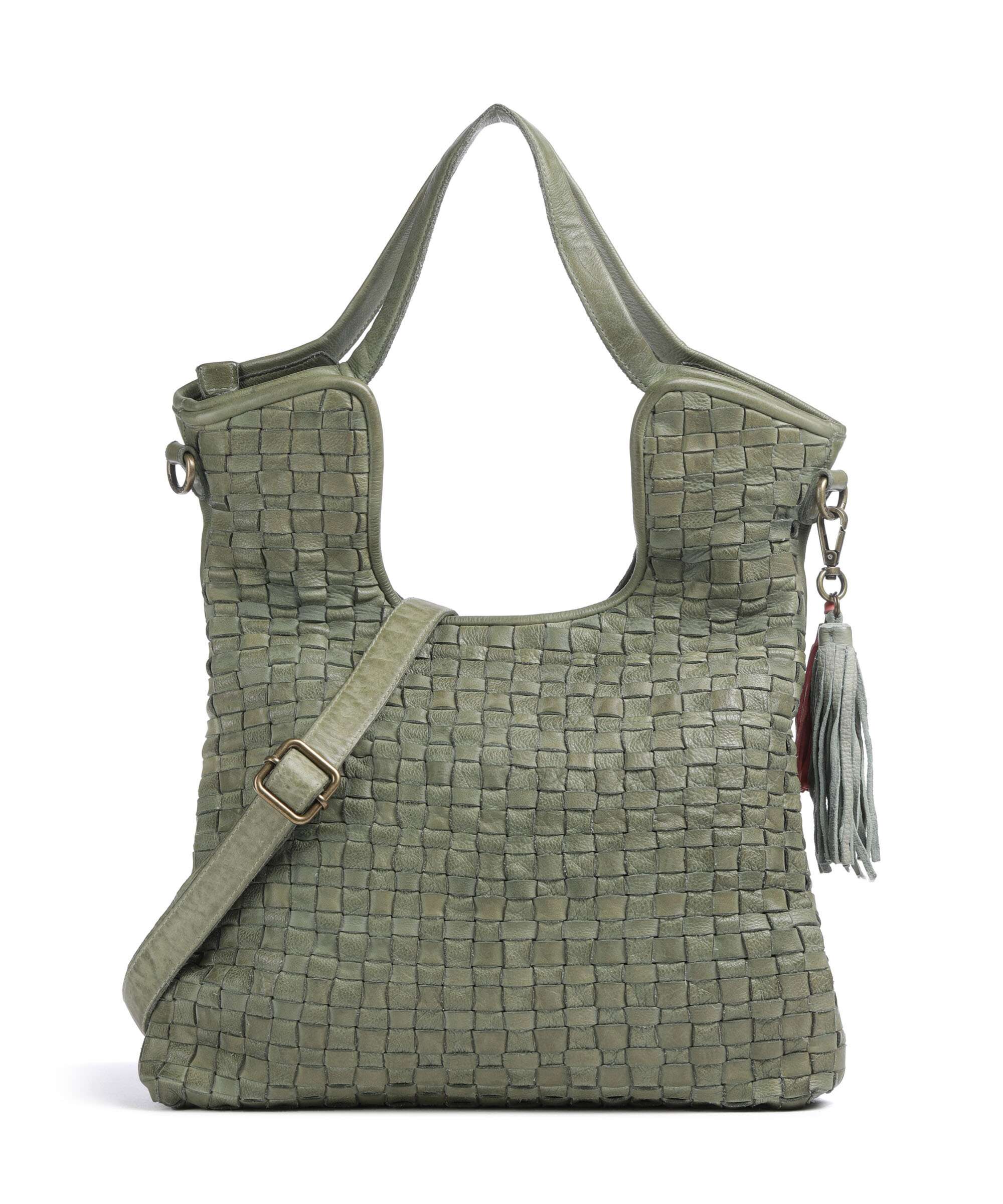 Taschendieb Wien Venusweg 3 Boodschappentas green leaf