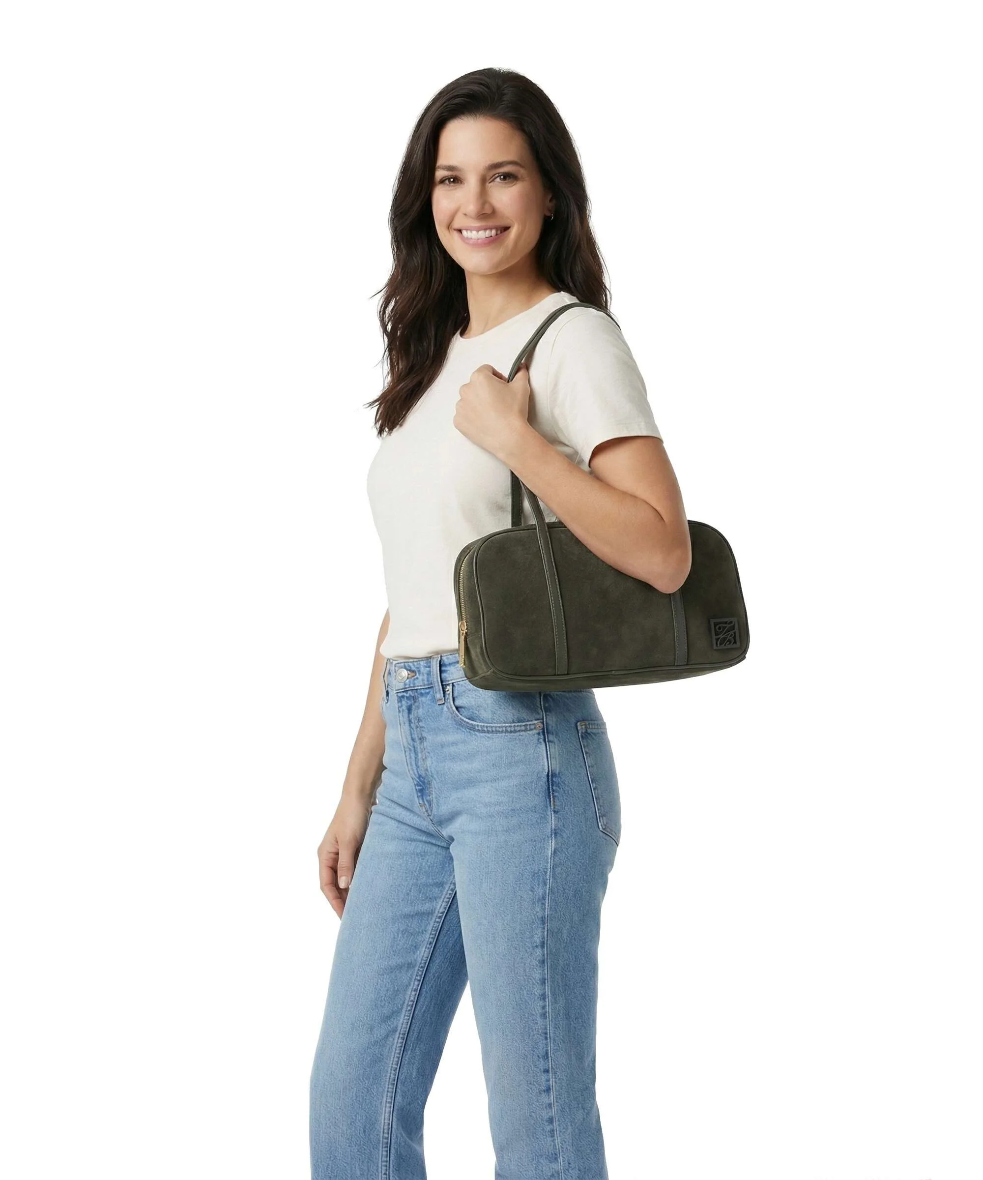 Ted Baker Ammari Schoudertas dark green - Image 3