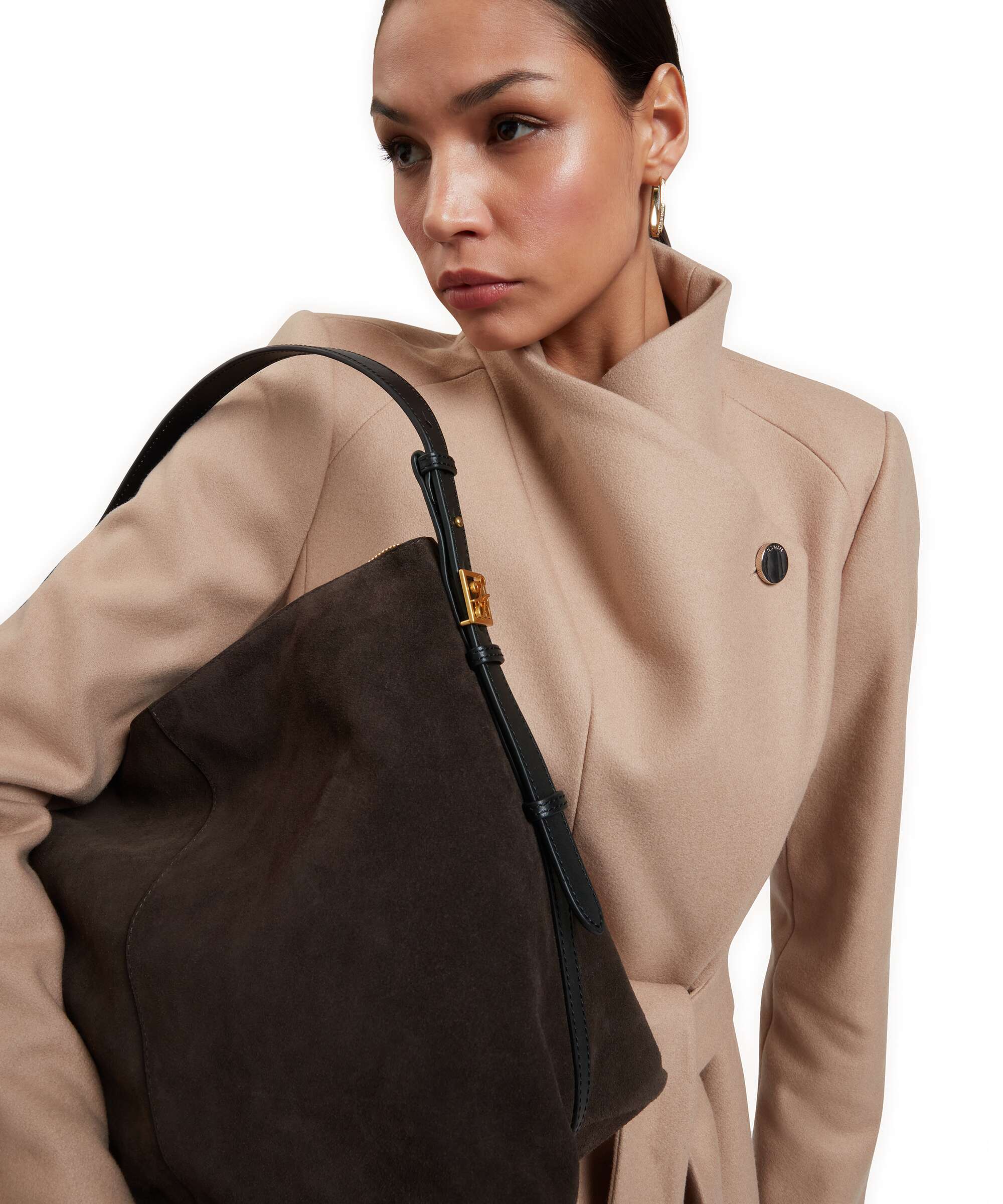 Ted Baker Anniyse Hobo tas brown - Image 3