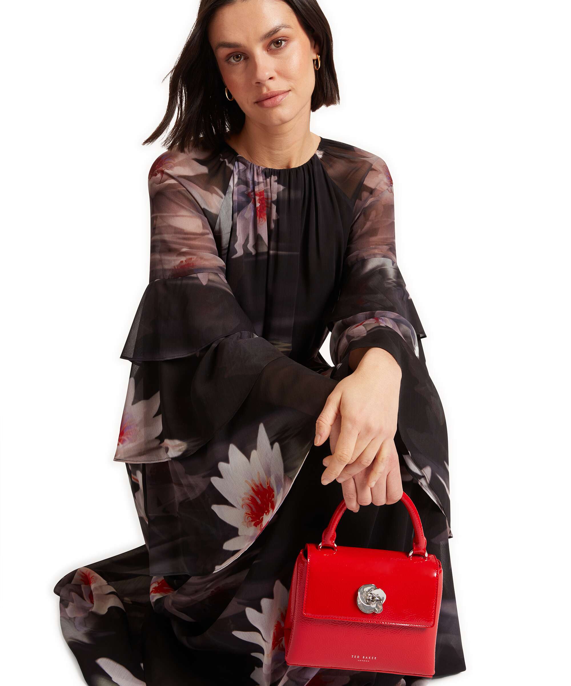 Ted Baker Roseau Handtas red - Image 3