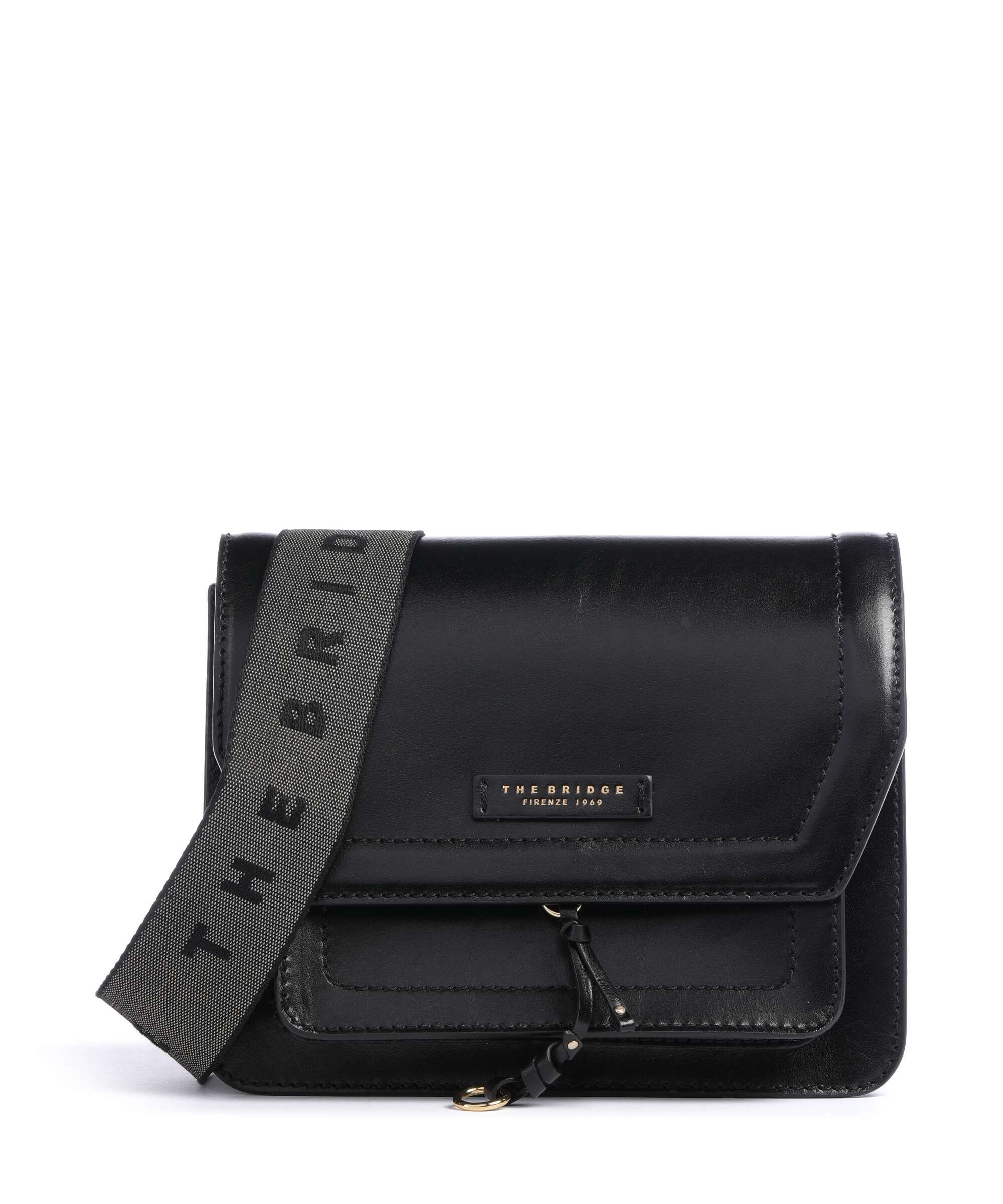 The Bridge Elba Crossbody tas nero