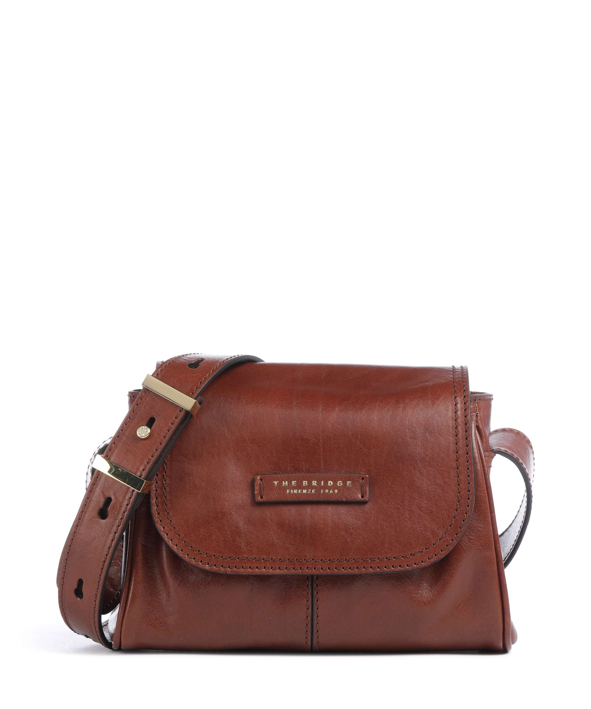The Bridge Flora Crossbody tas marrone