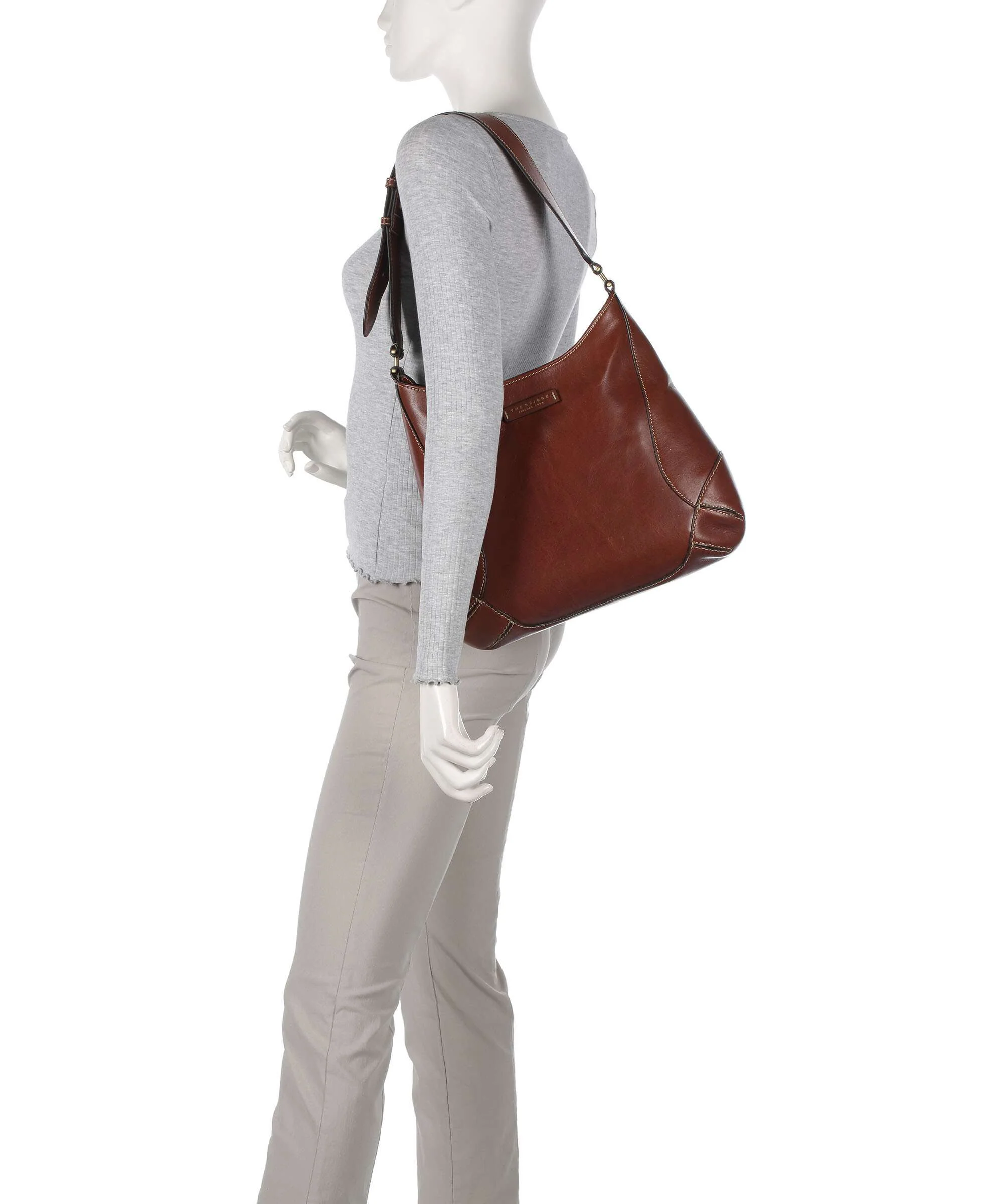 The Bridge Giorgia Hobo tas brown - Image 3