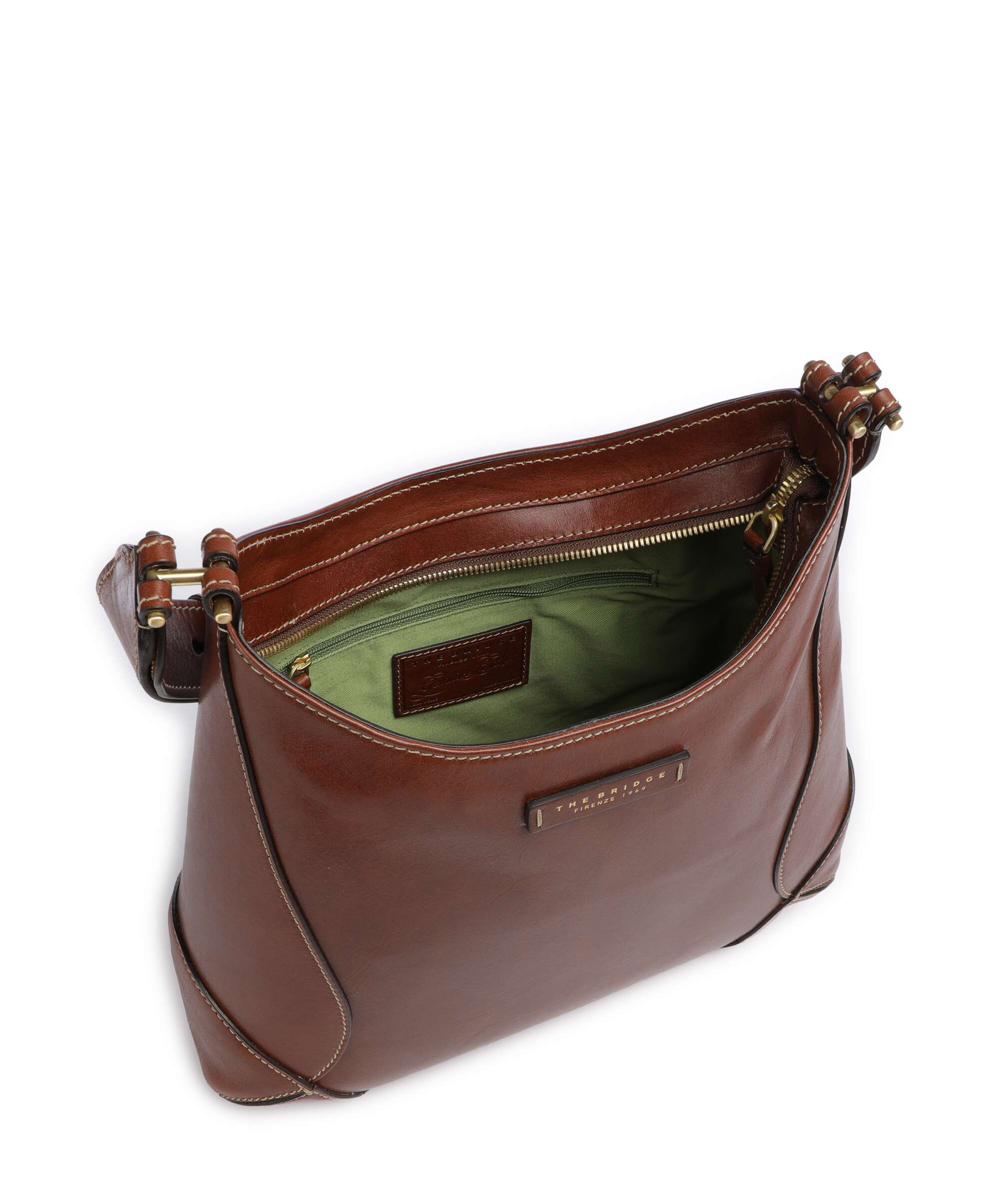 The Bridge Giorgia Hobo tas brown - Image 5